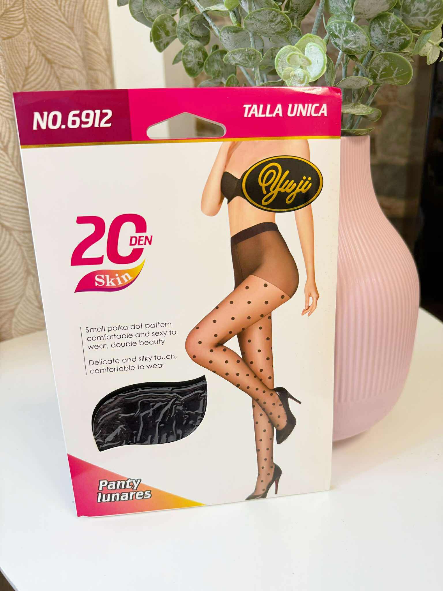 MEDIAS NEGRAS TOPITOS TALLA ÚNICA 20DEN