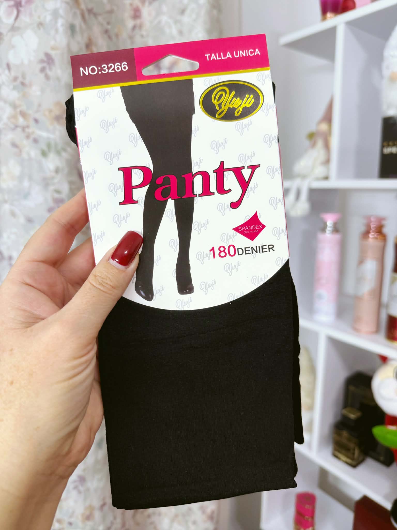 MEDIAS NEGRAS TUPIDAS 180D