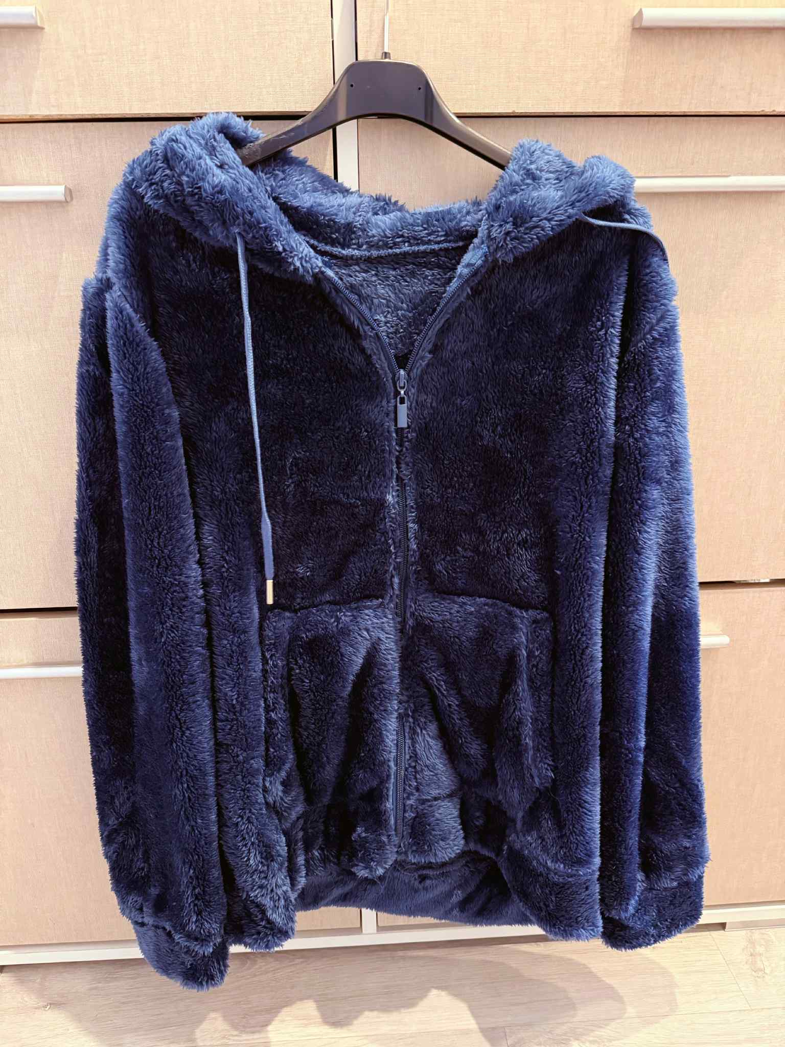 CHAQUETA PELUCHE AZUL