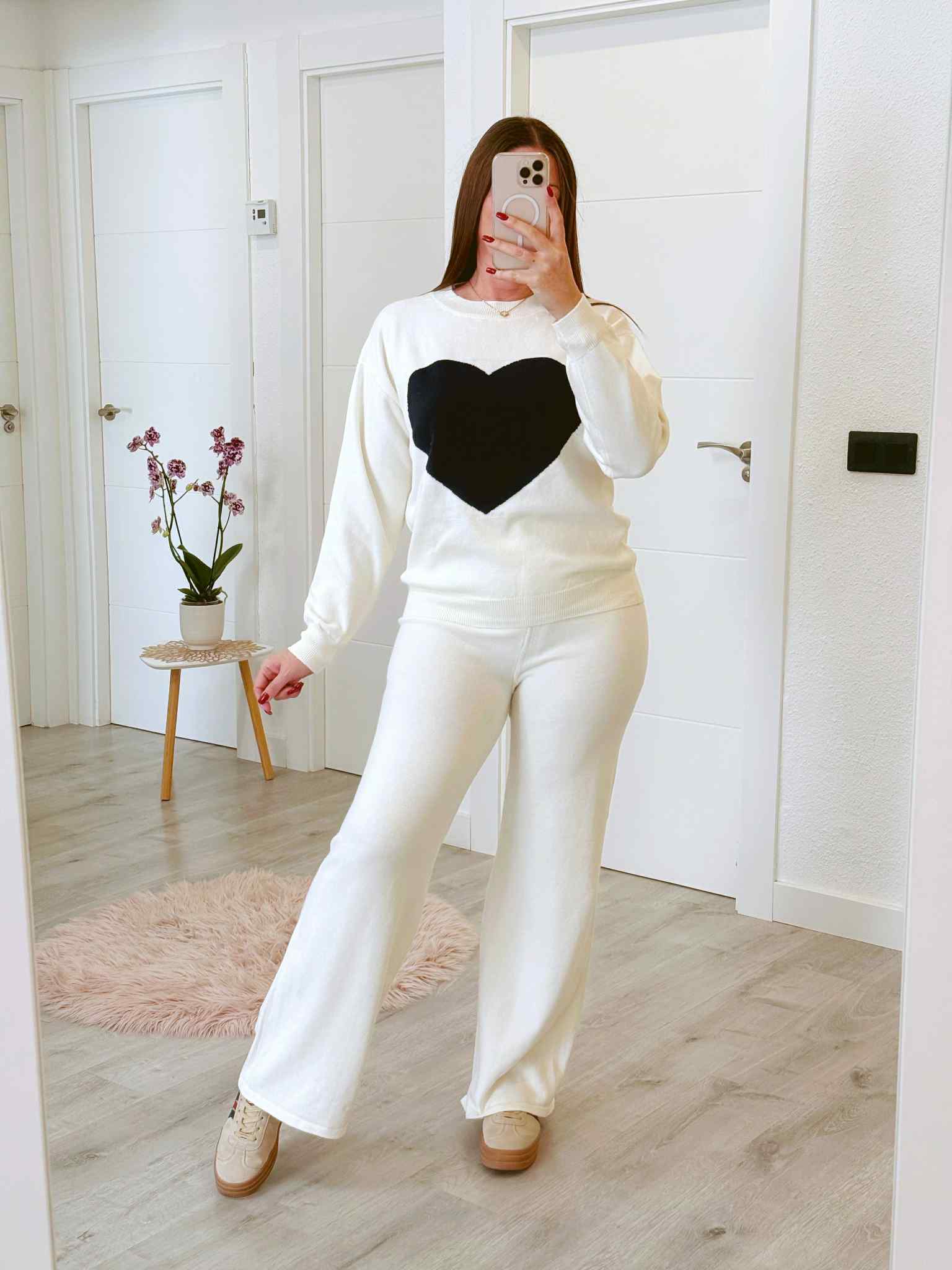 CONJUNTO CORAZON BLANCO