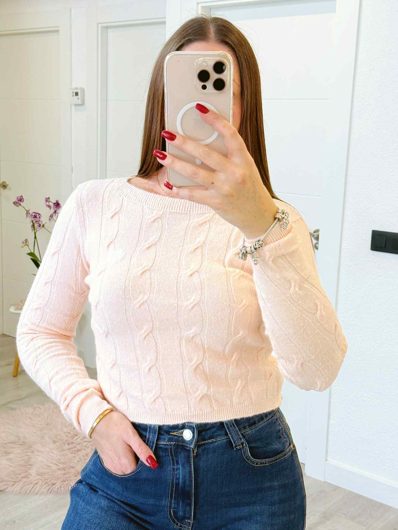 JERSEY PELUCHE ROSA PALO