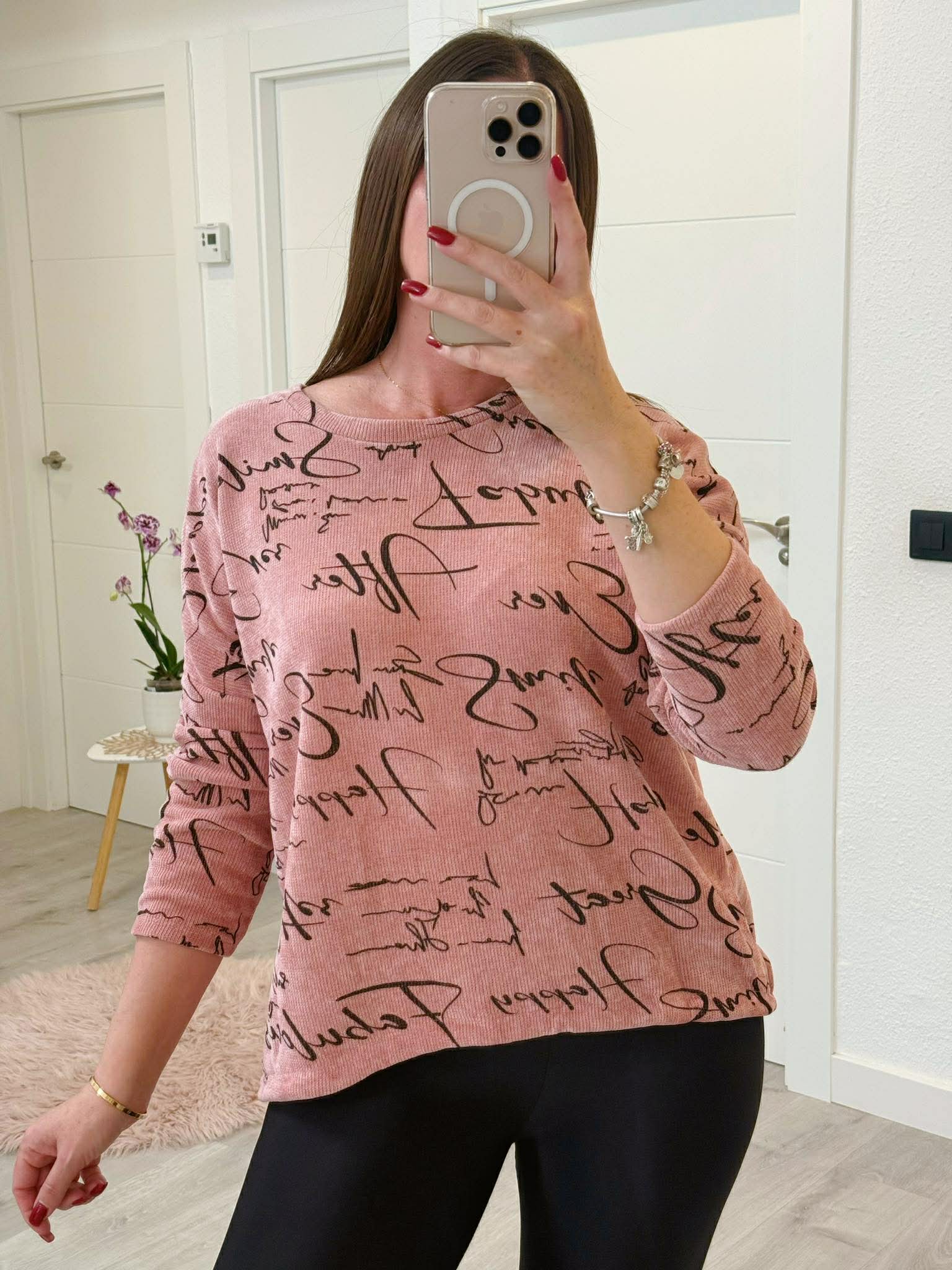 SUDADERA MICROPANA ROSA