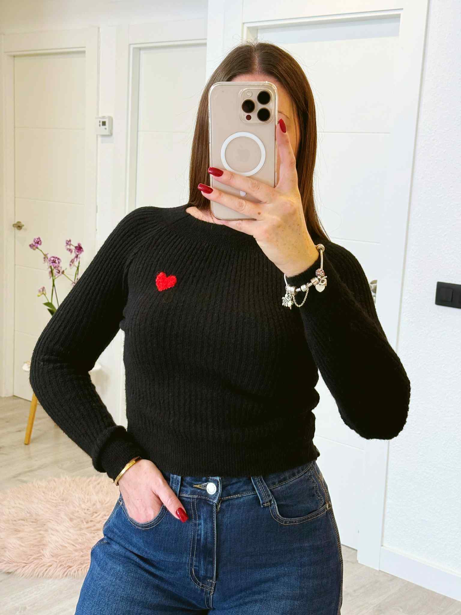 JERSEY PELUCHE NEGRO