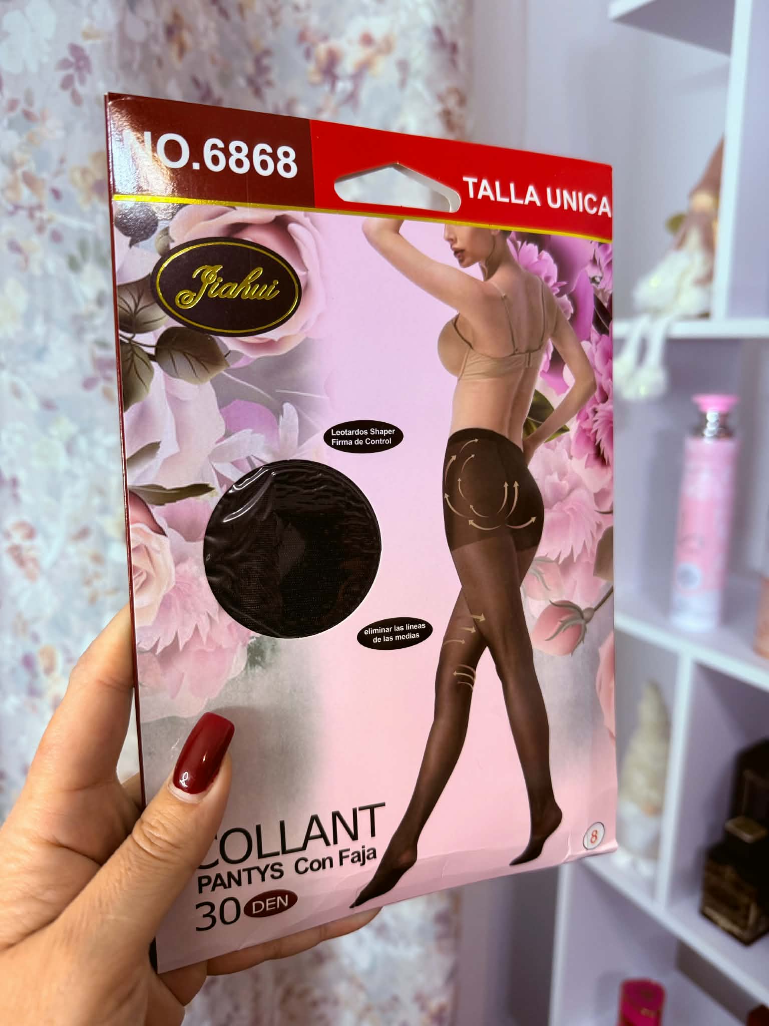 MEDIAS NEGRAS CON FAJA 30D