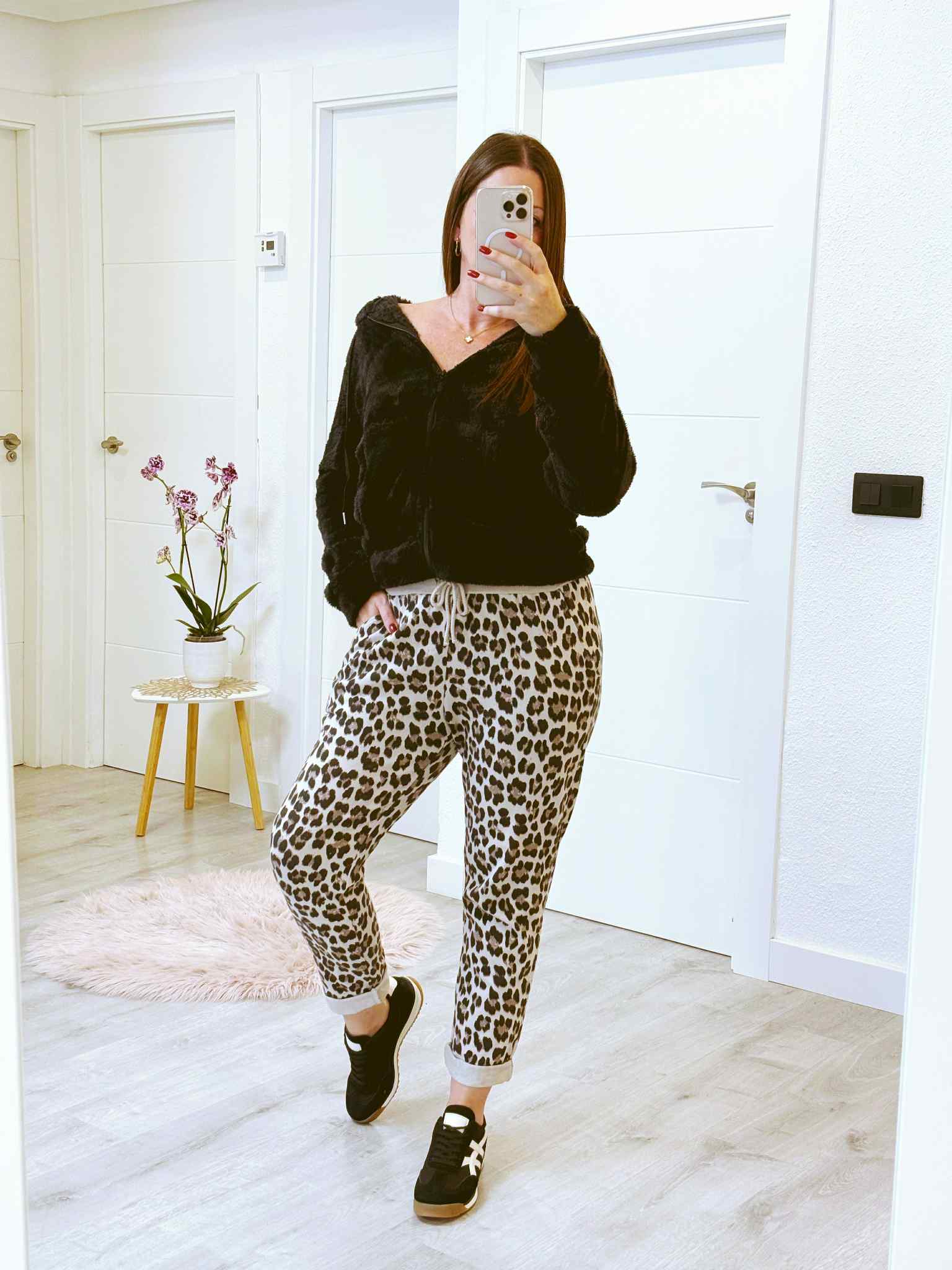 PANTALÓN PRINT EFECTO CHANDAL