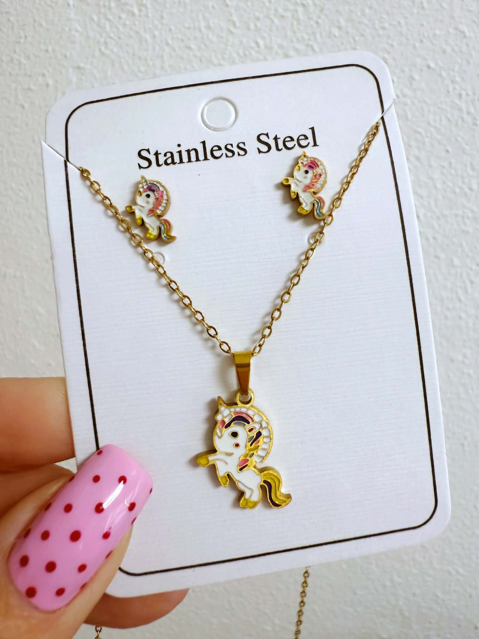 CONJUNTO UNICORNIO - ACERO