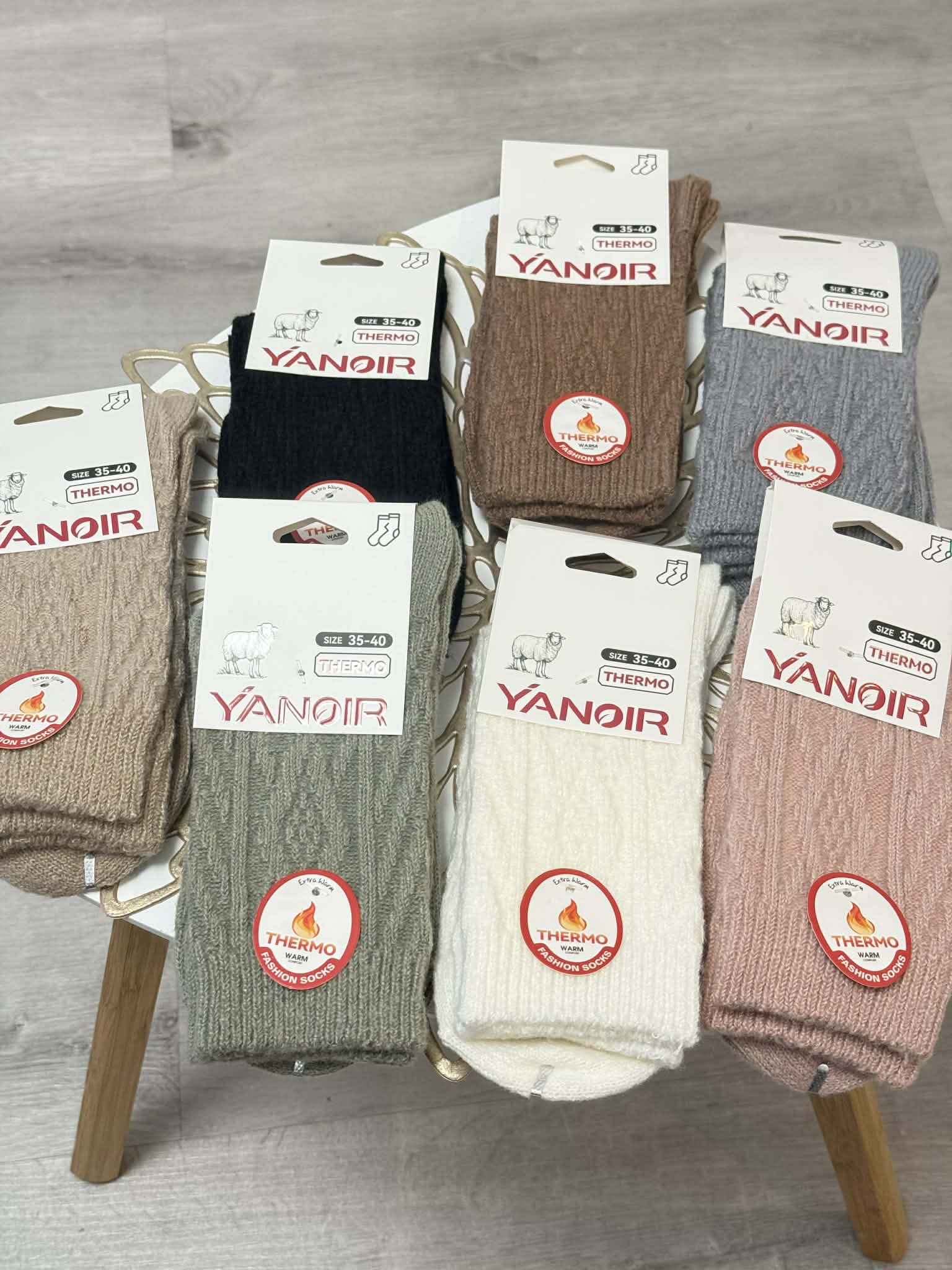 CALCETINES TÉRMICOS EFECTO LANA