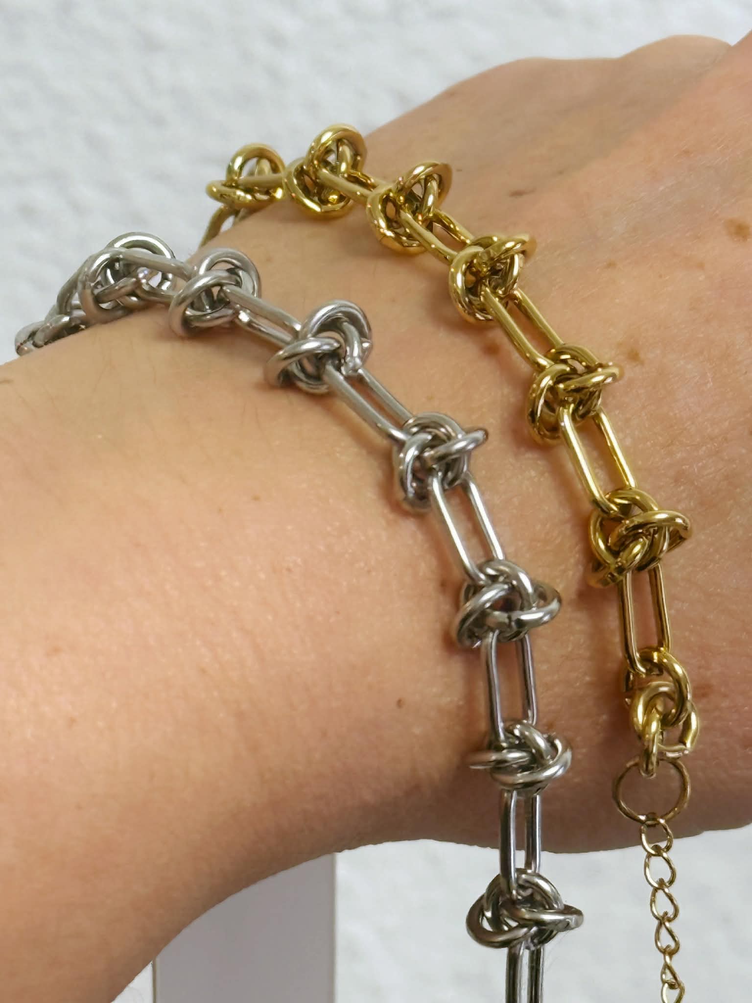 PULSERA NUDOS - ACERO