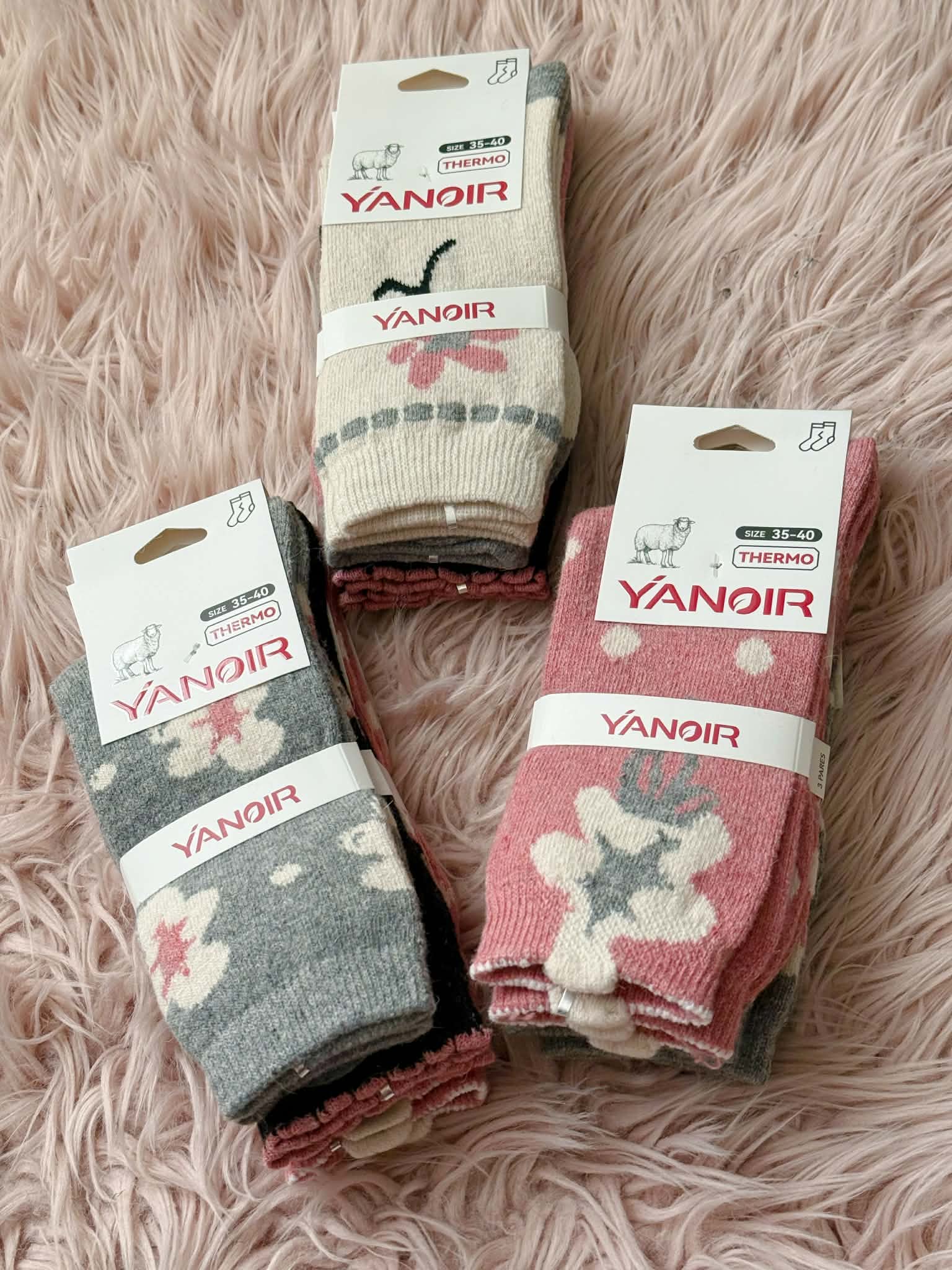 CALCETINES TÉRMICOS PACK DE 3 PARES