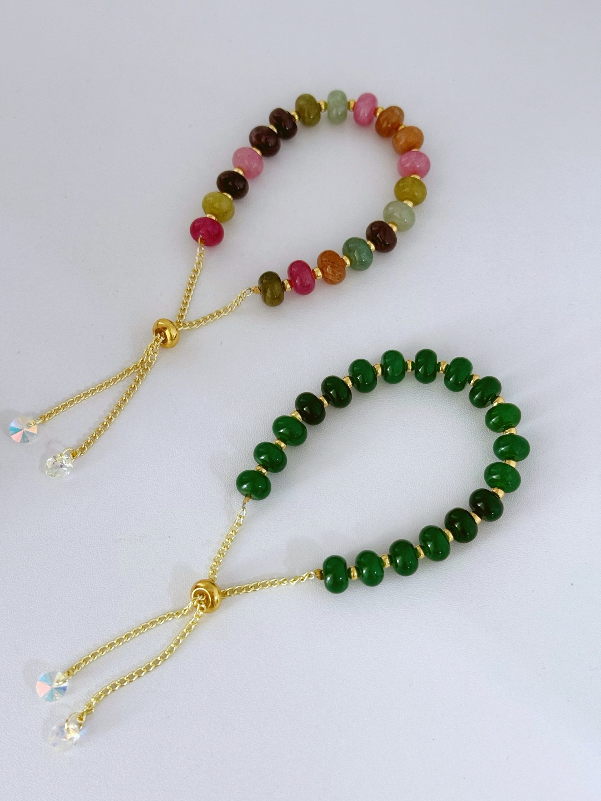 PULSERA PIEDRA DE COLOR - ACERO