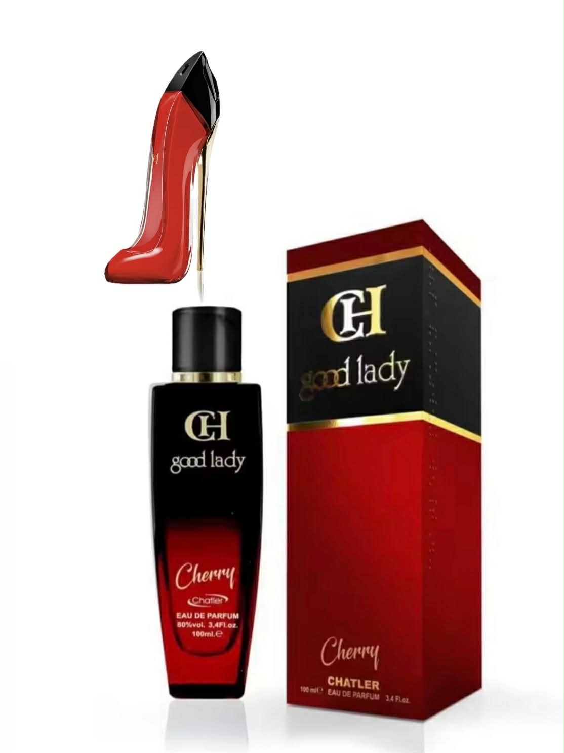 PERFUME GREAT LADY EXCITE 100ml - CHATLER inspirado en VERY GOOD GIRL  DE C. HERRERA