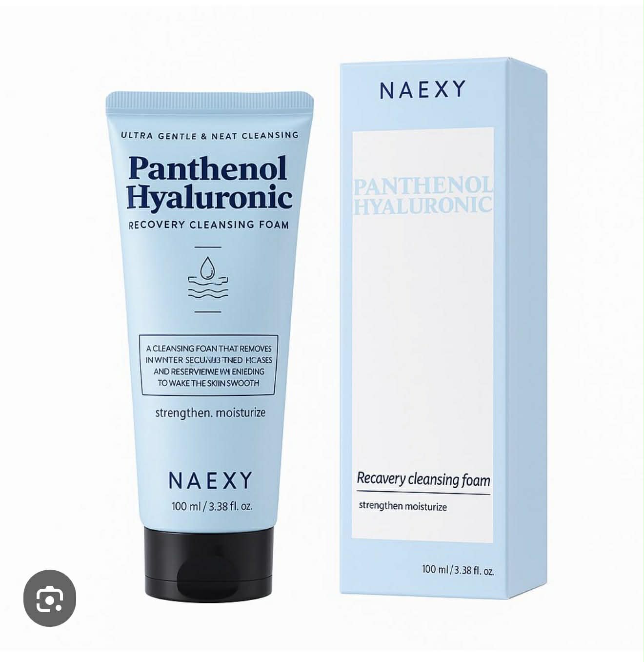 ESPUMA LIMPIADORA PANTHENOL HYALURONIC 100ml - NAEXY (Cosmética Coreana)