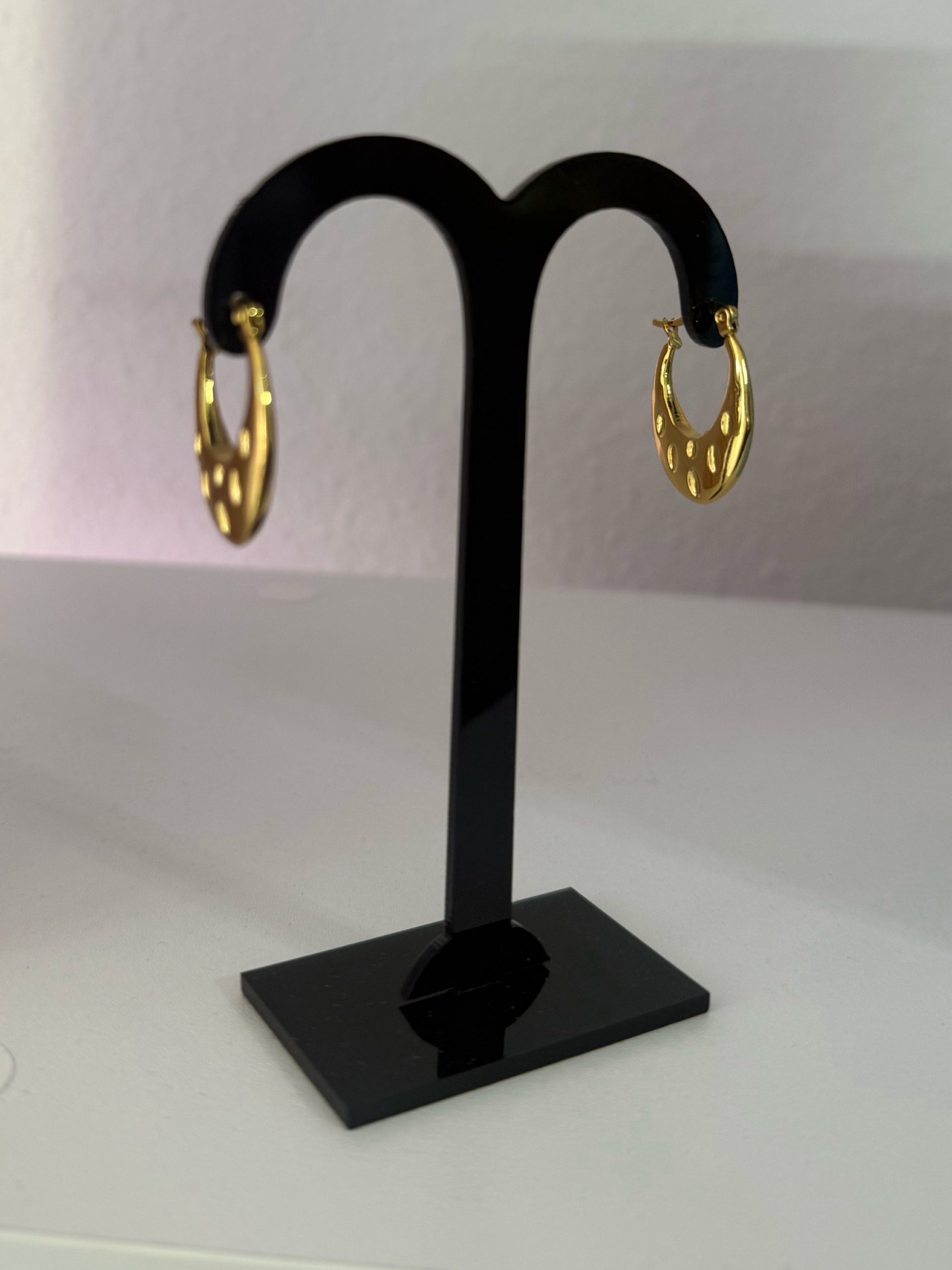 PENDIENTES ARO GRUESOS DORADOS NEW