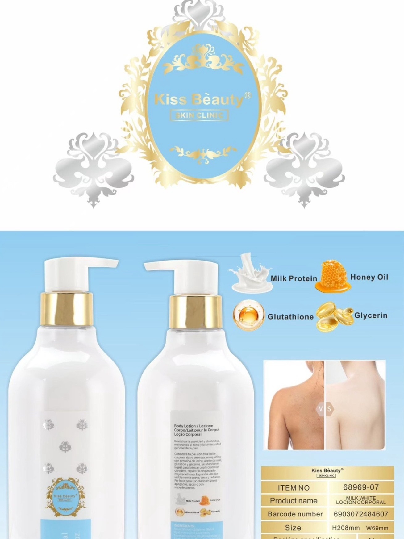 LOCIÓN CORPORAL MILK WHITE