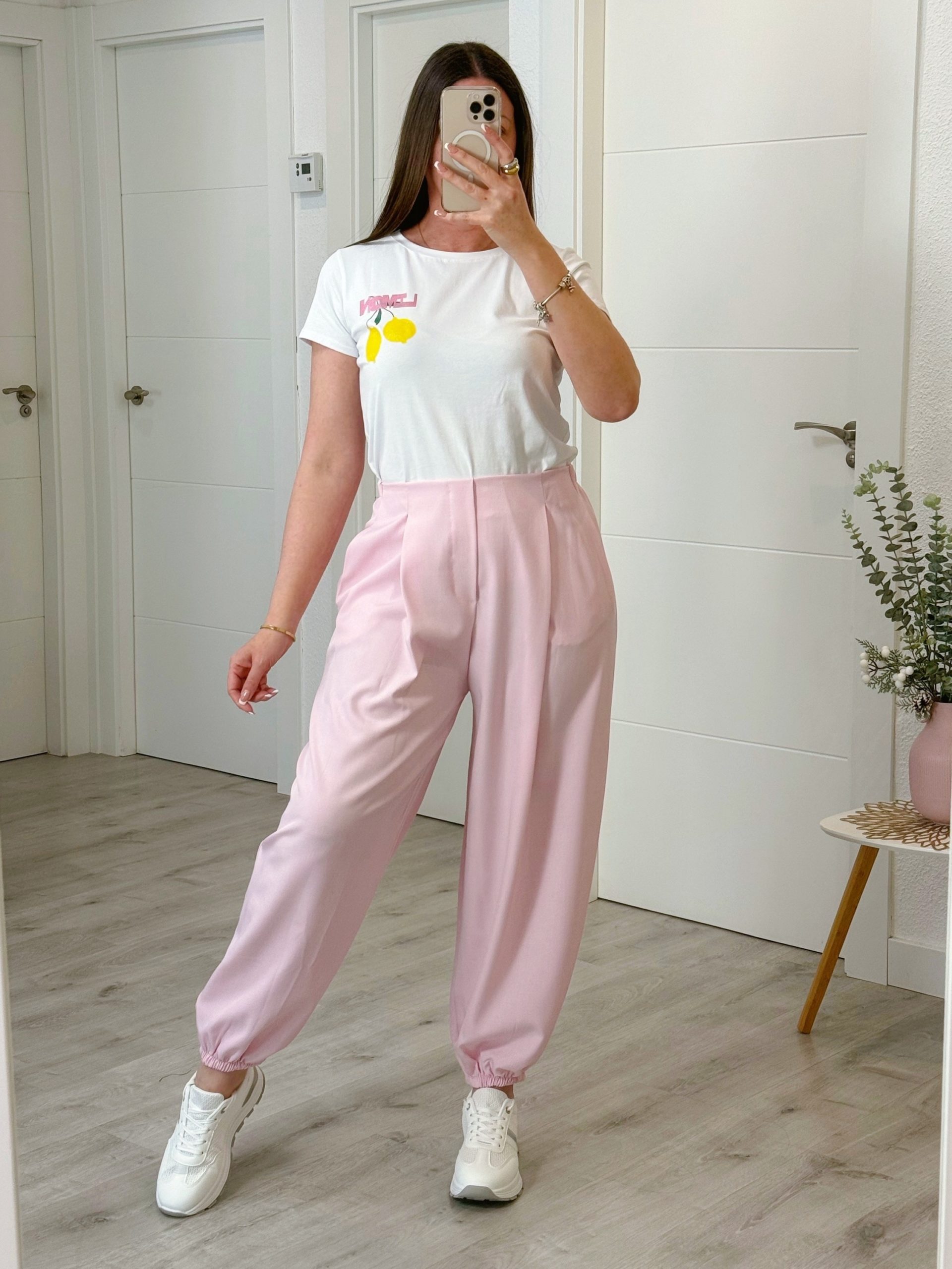 PANTALÓN GLOBO ROSA