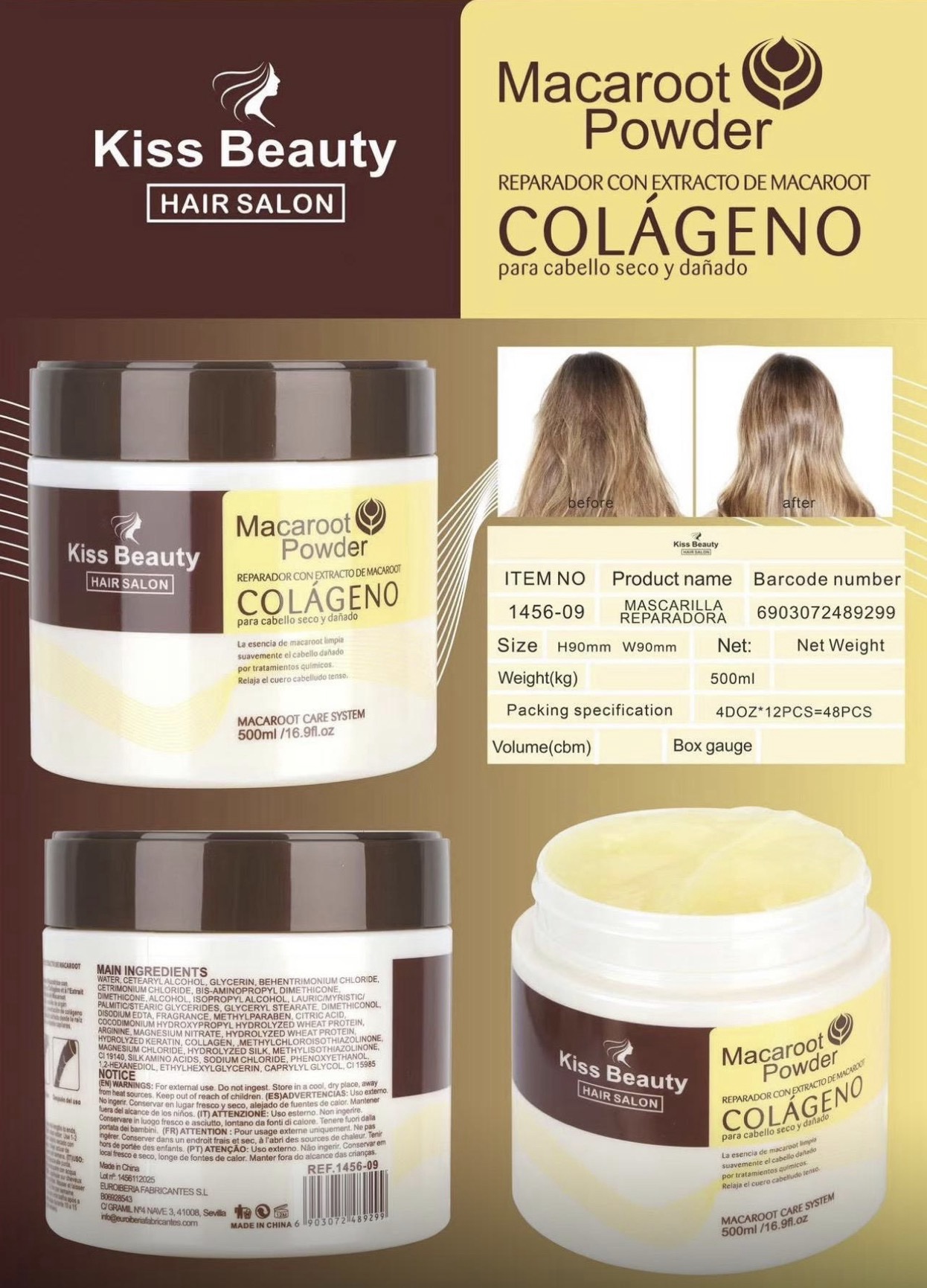 MASCARILLA DE COLÁGENO MACAROOT POWDER