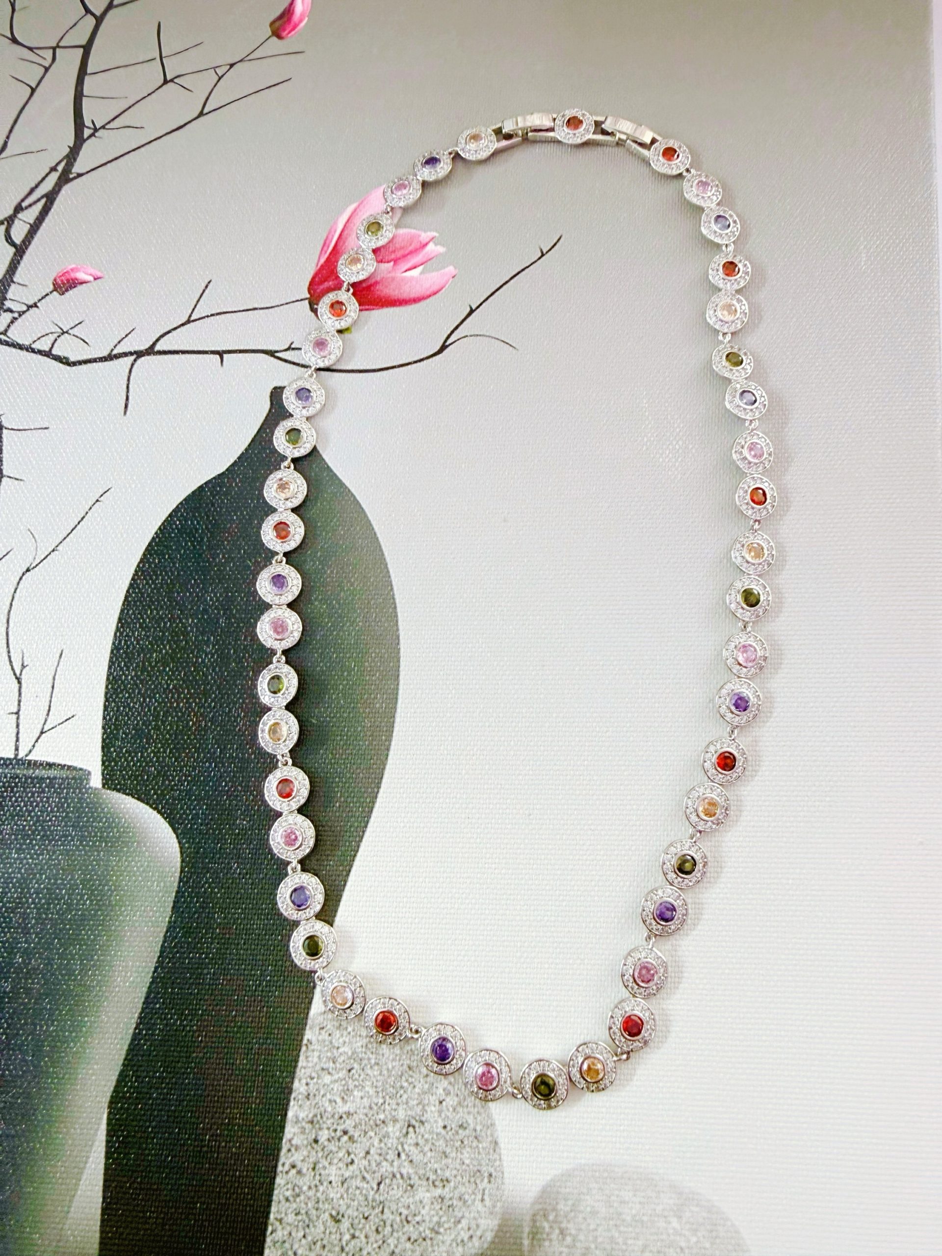 COLLAR ROSKY PLATA - GOLFI