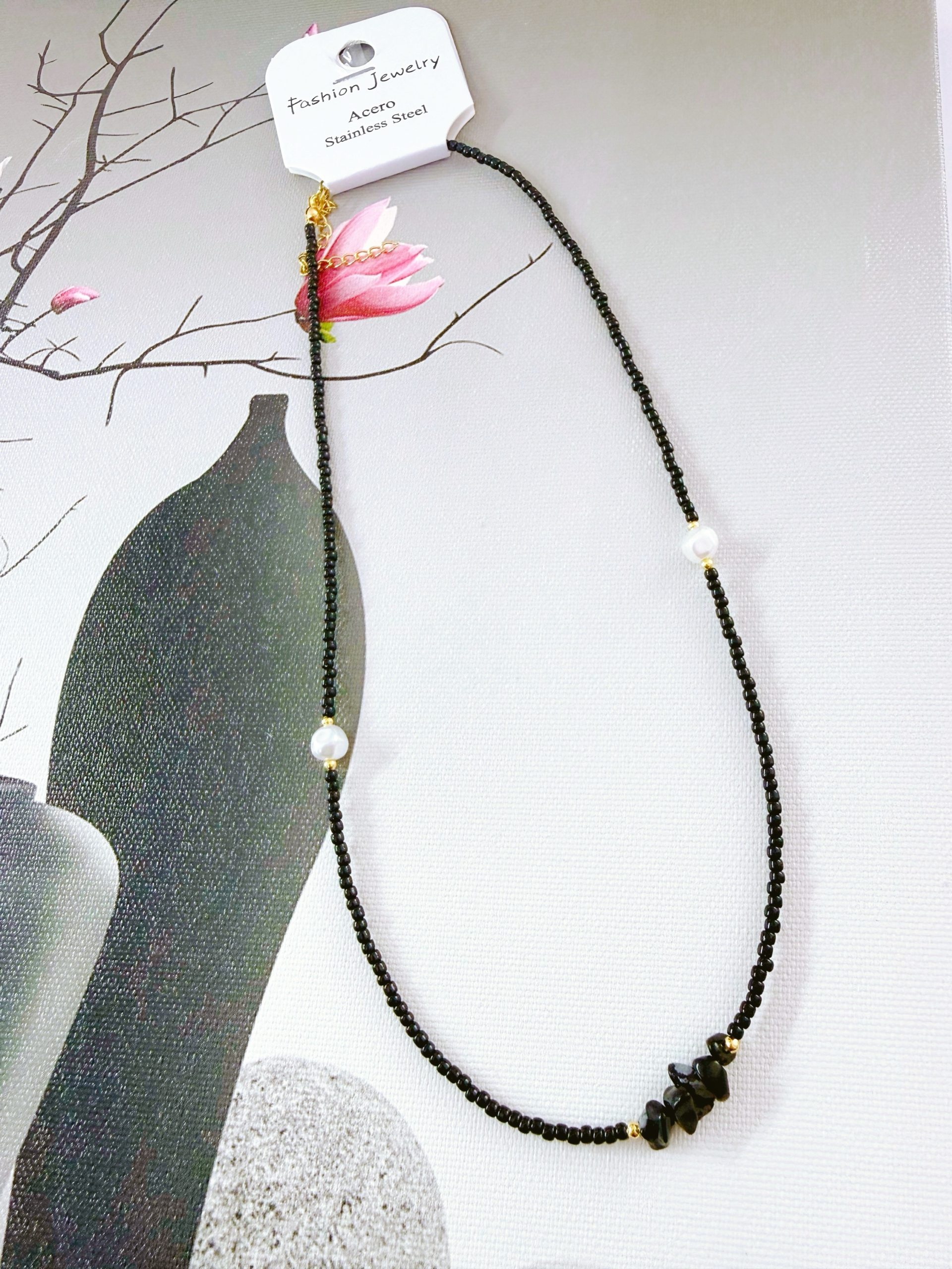 COLLAR NEGRO - ACERO