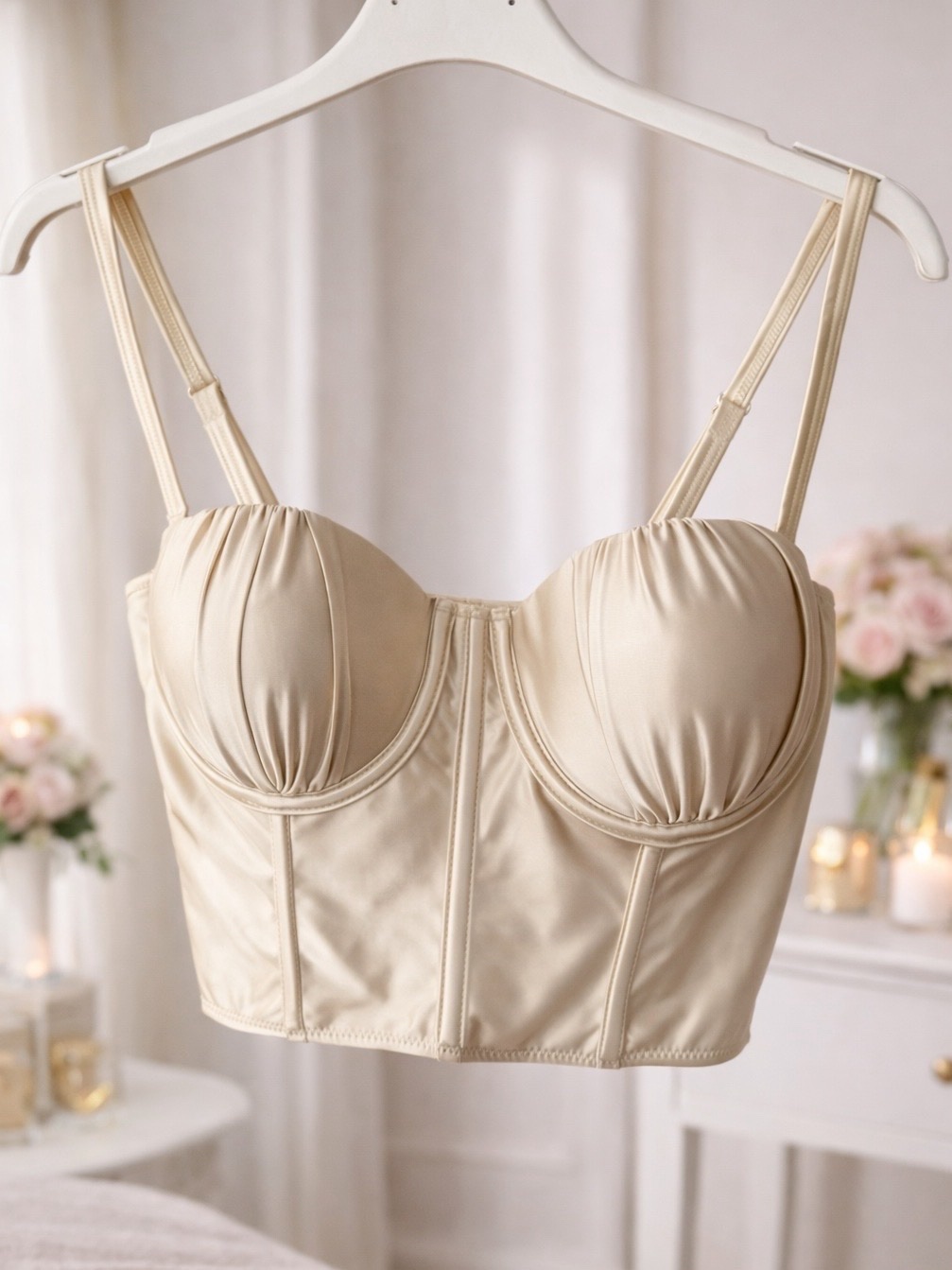 TOP CORSÉ RASO CHAMPÁN