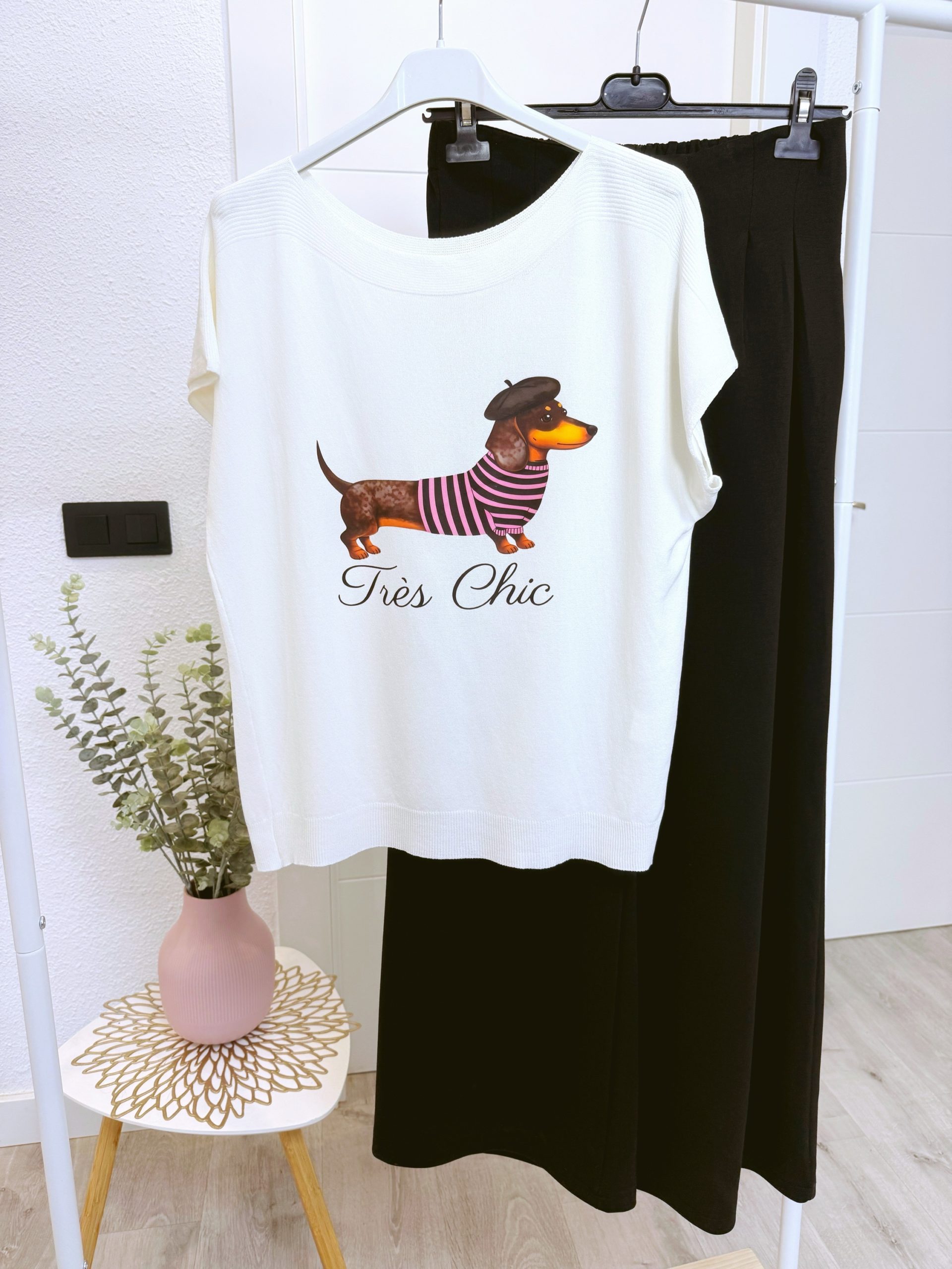 SUÉTER HILO DOG ROSA