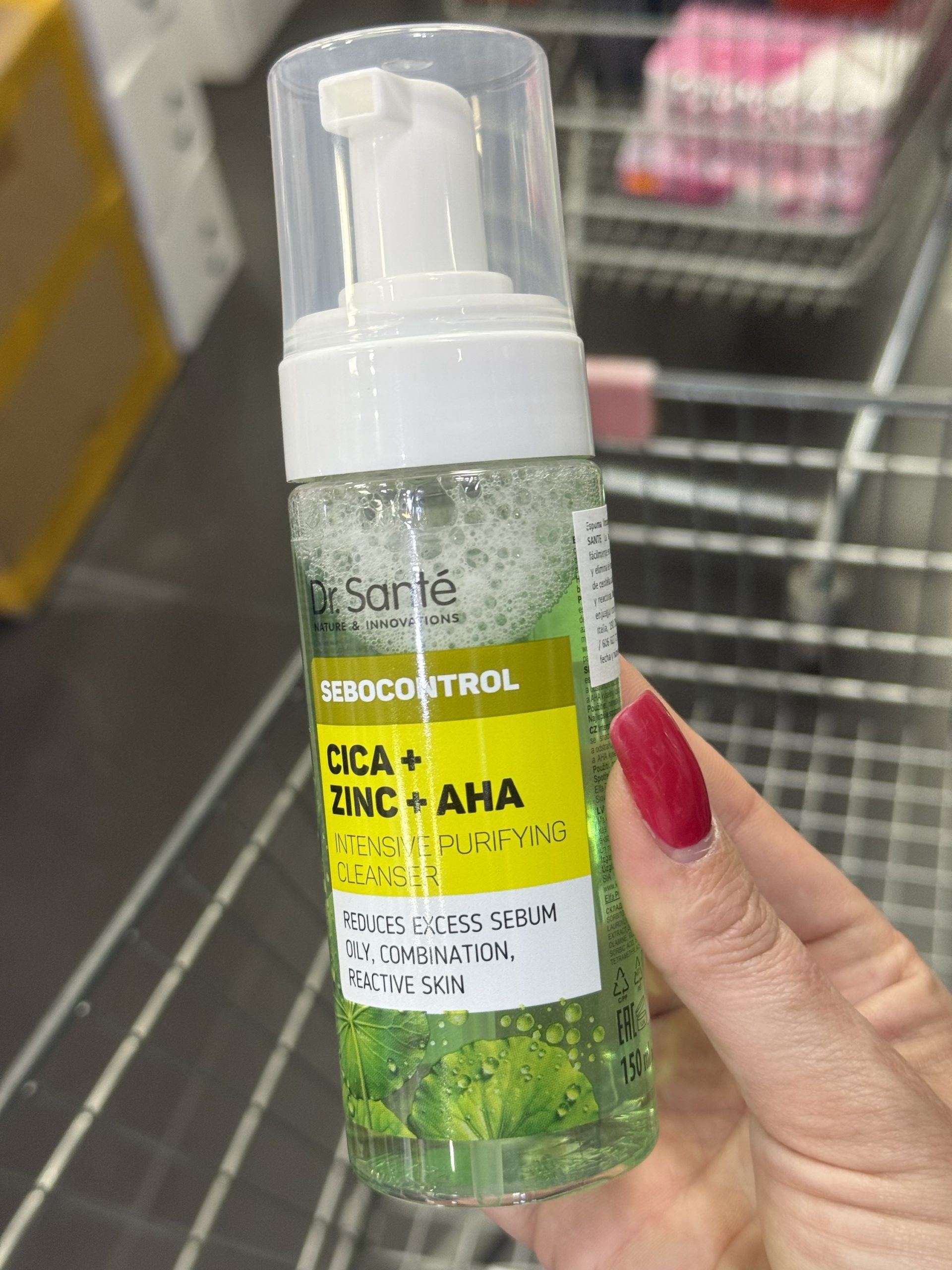 ESPUMA LIMPIADORA FACIAL DE PEPINO - DR. SANTÉ