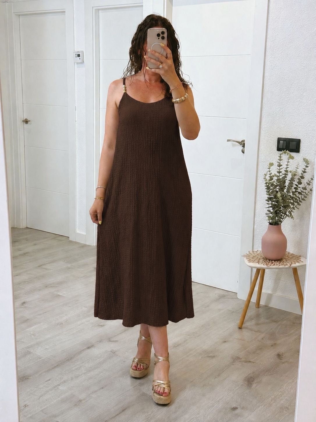 VESTIDO BAMBULA CHOCOLATE