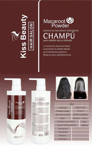 CHAMPU CAPILAR MACAROOT POWDER 800ML