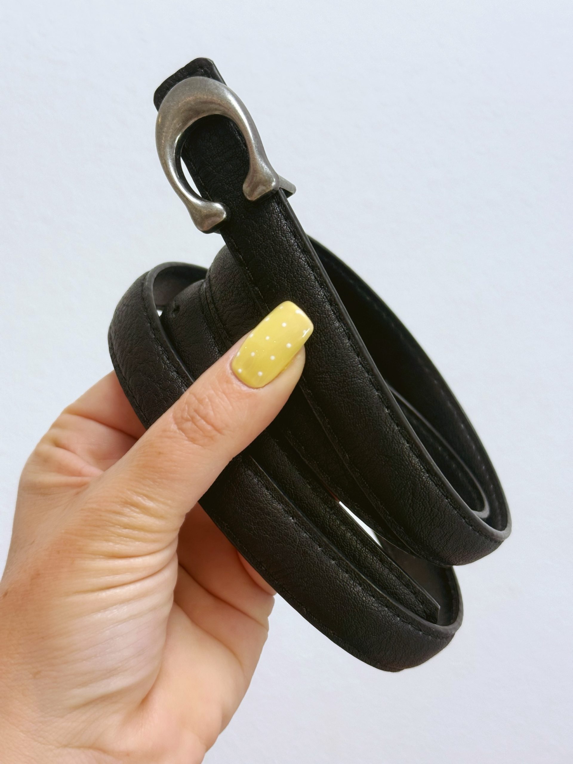 CINTURÓN FINO NEGRO