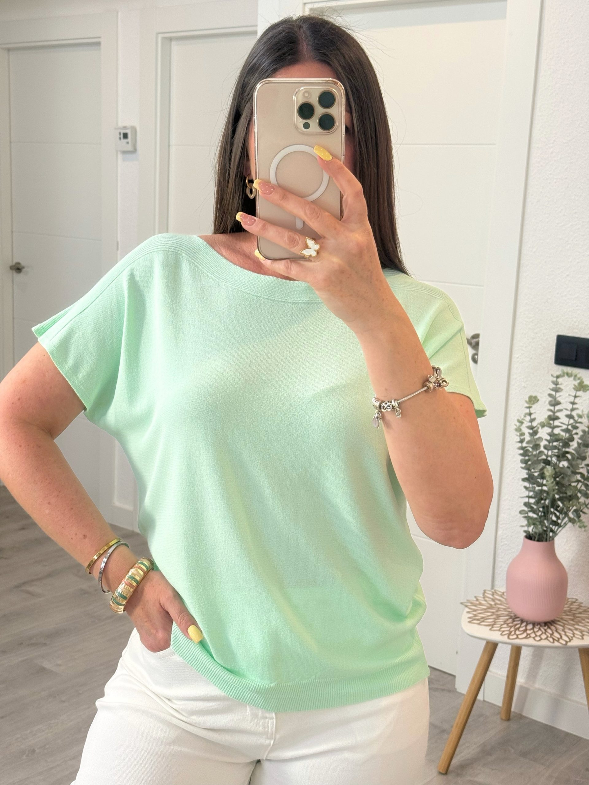 SUÉTER HILO VERDE MENTA