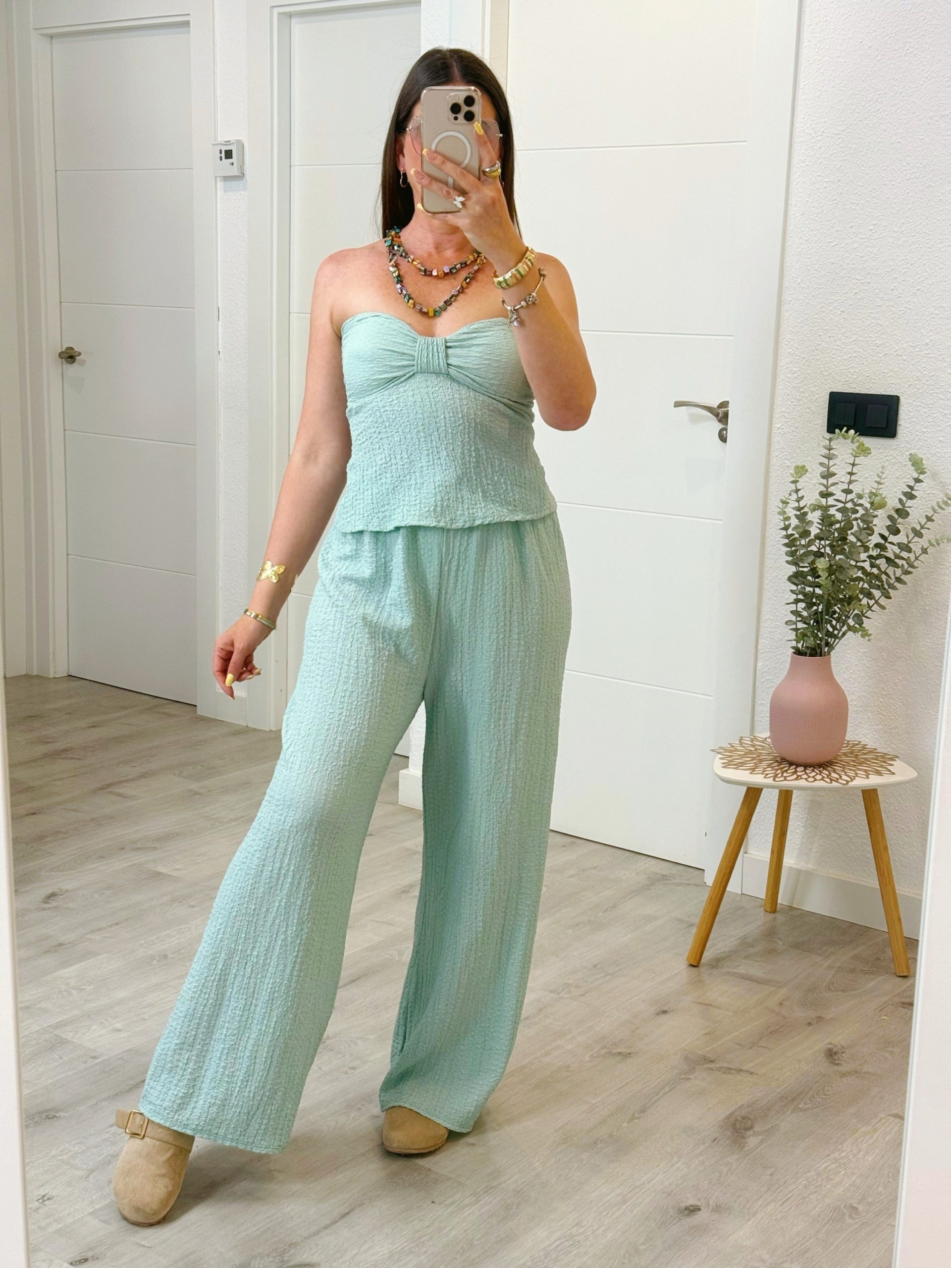 PANTALÓN BAMBULA TURQUESA