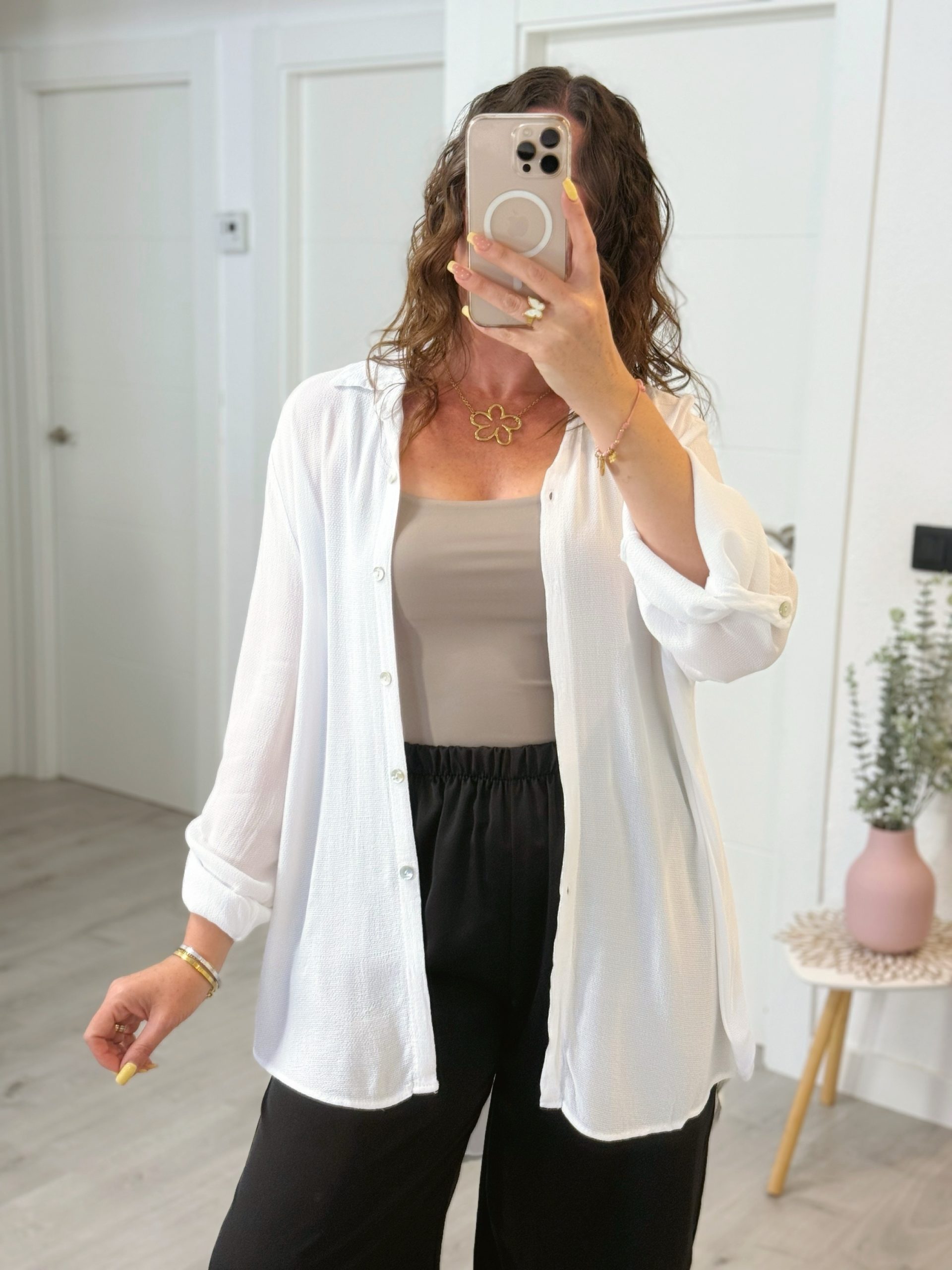 CAMISA BLANCA ALGODÓN