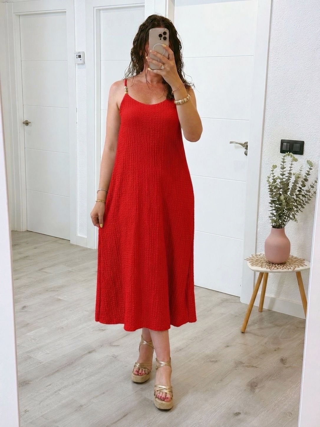 VESTIDO BAMBULA ROJO