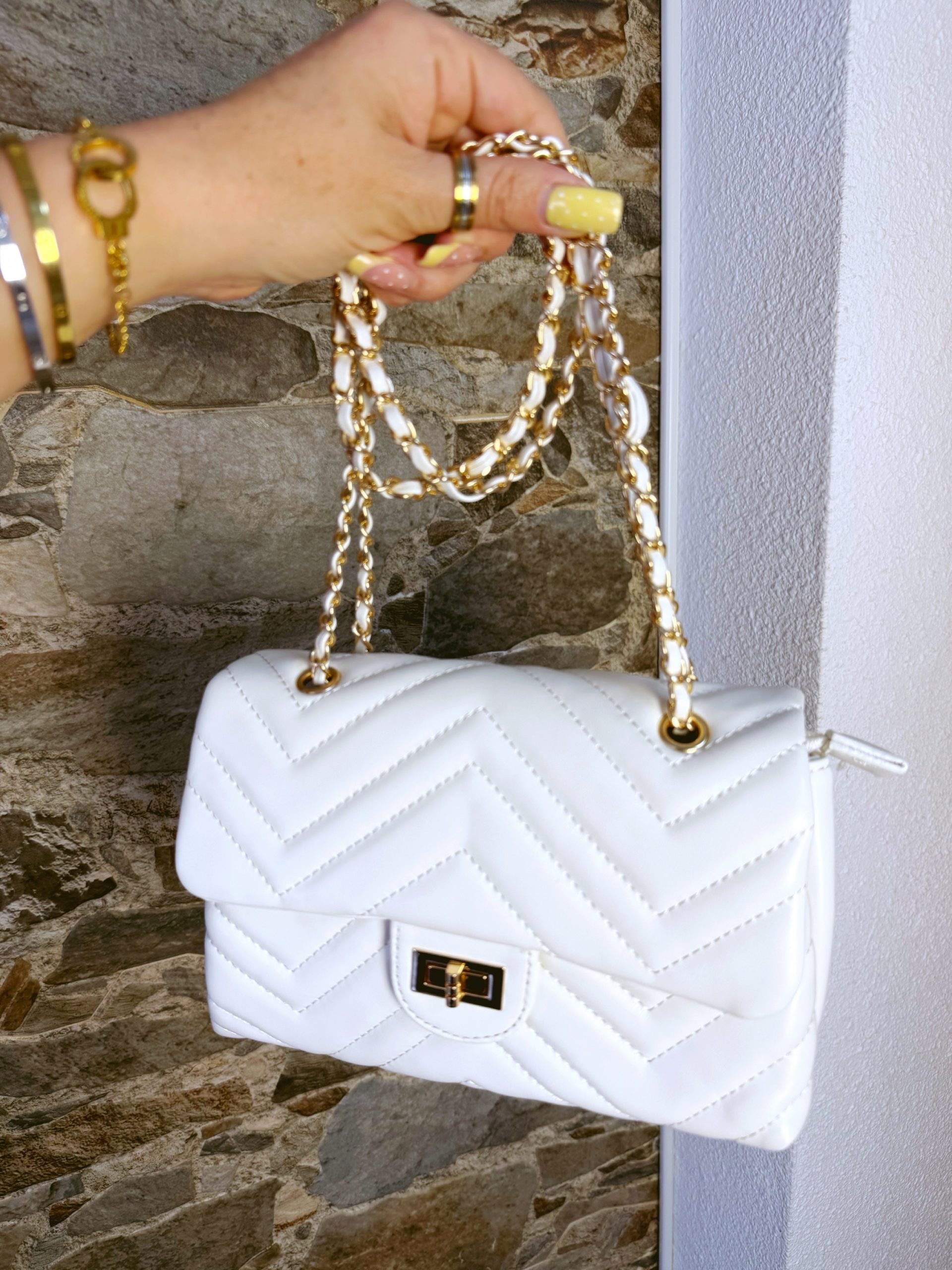 BOLSO CADENA BLANCO