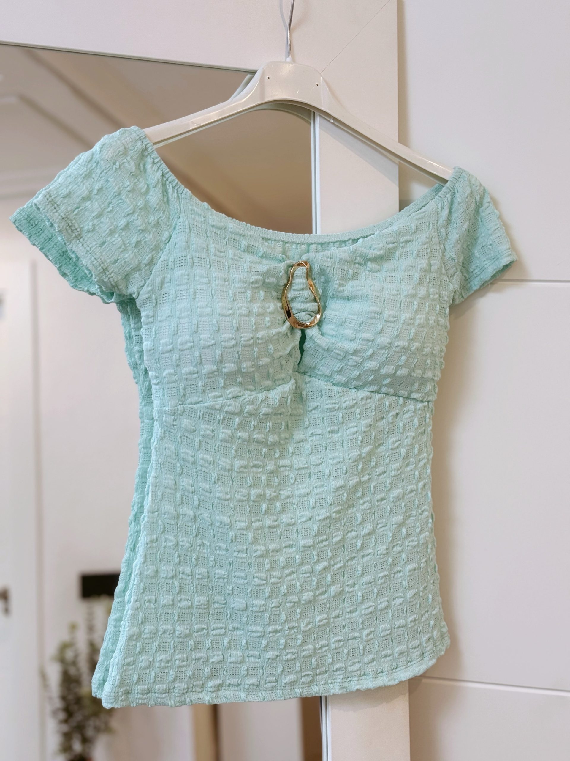 CAMISETA INDIRA TURQUESA