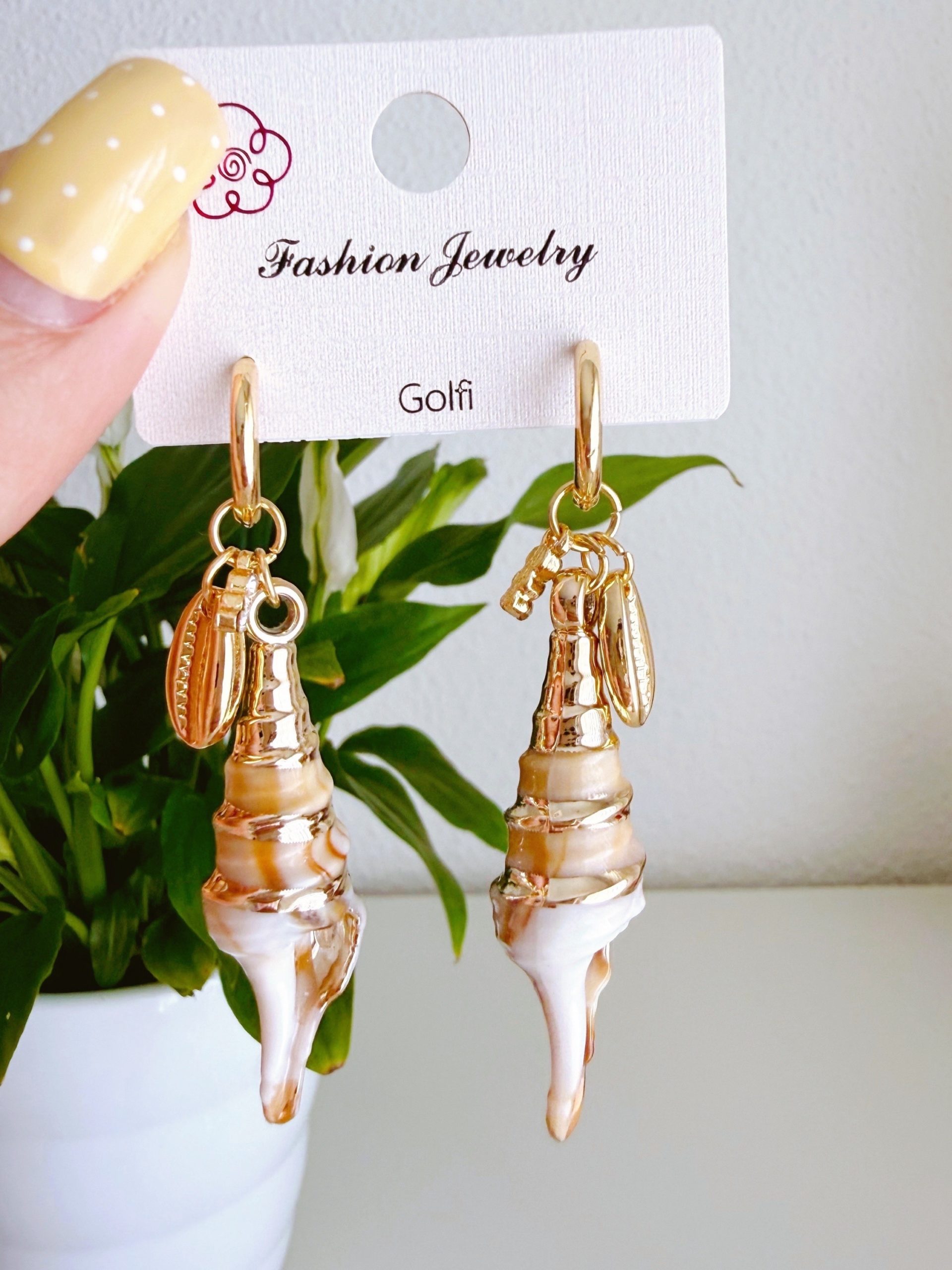 PENDIENTES CARACOLAS  - GOLFI