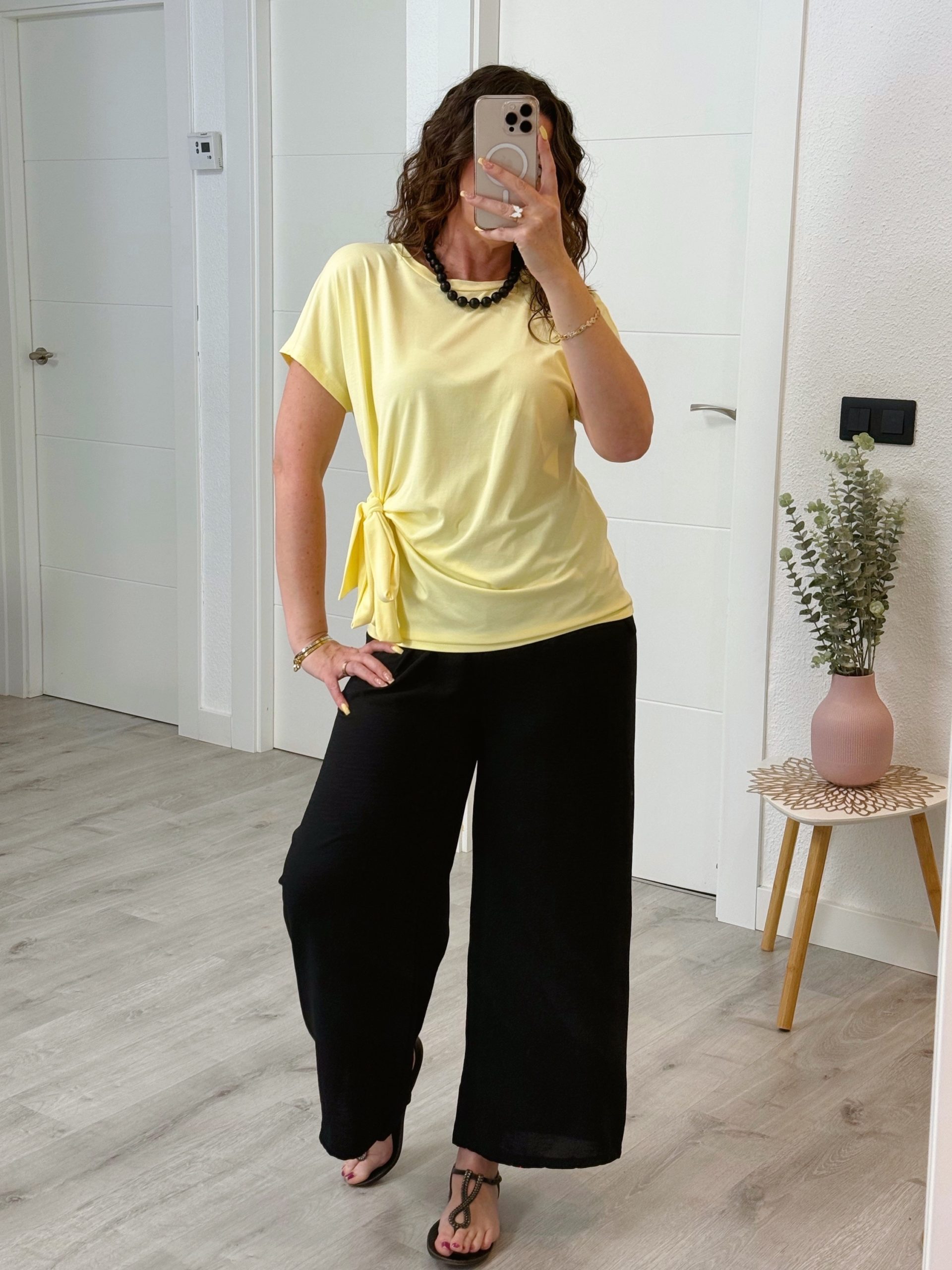 PANTALÓN GASA NEGRO