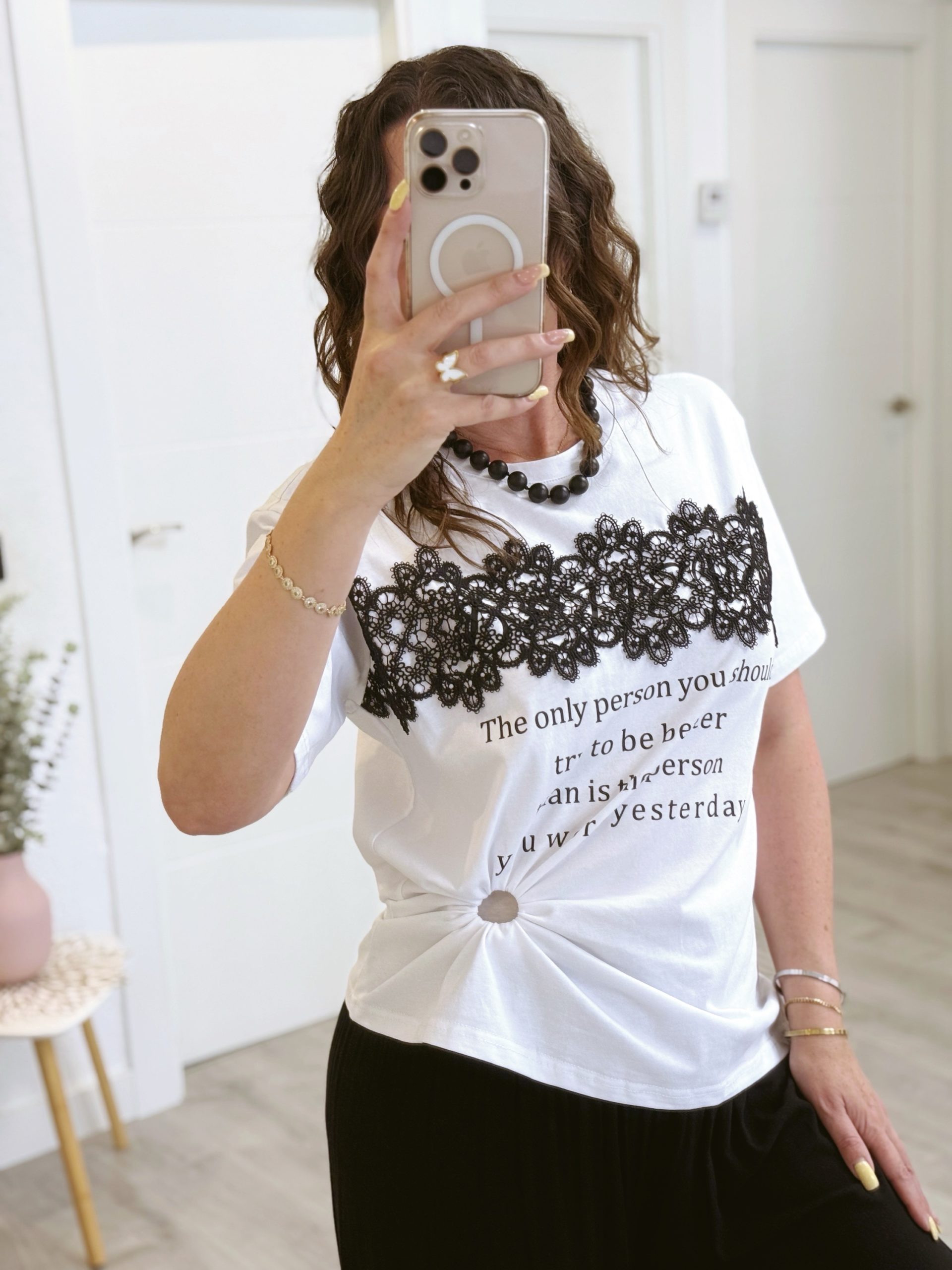 CAMISETA ENCAJE