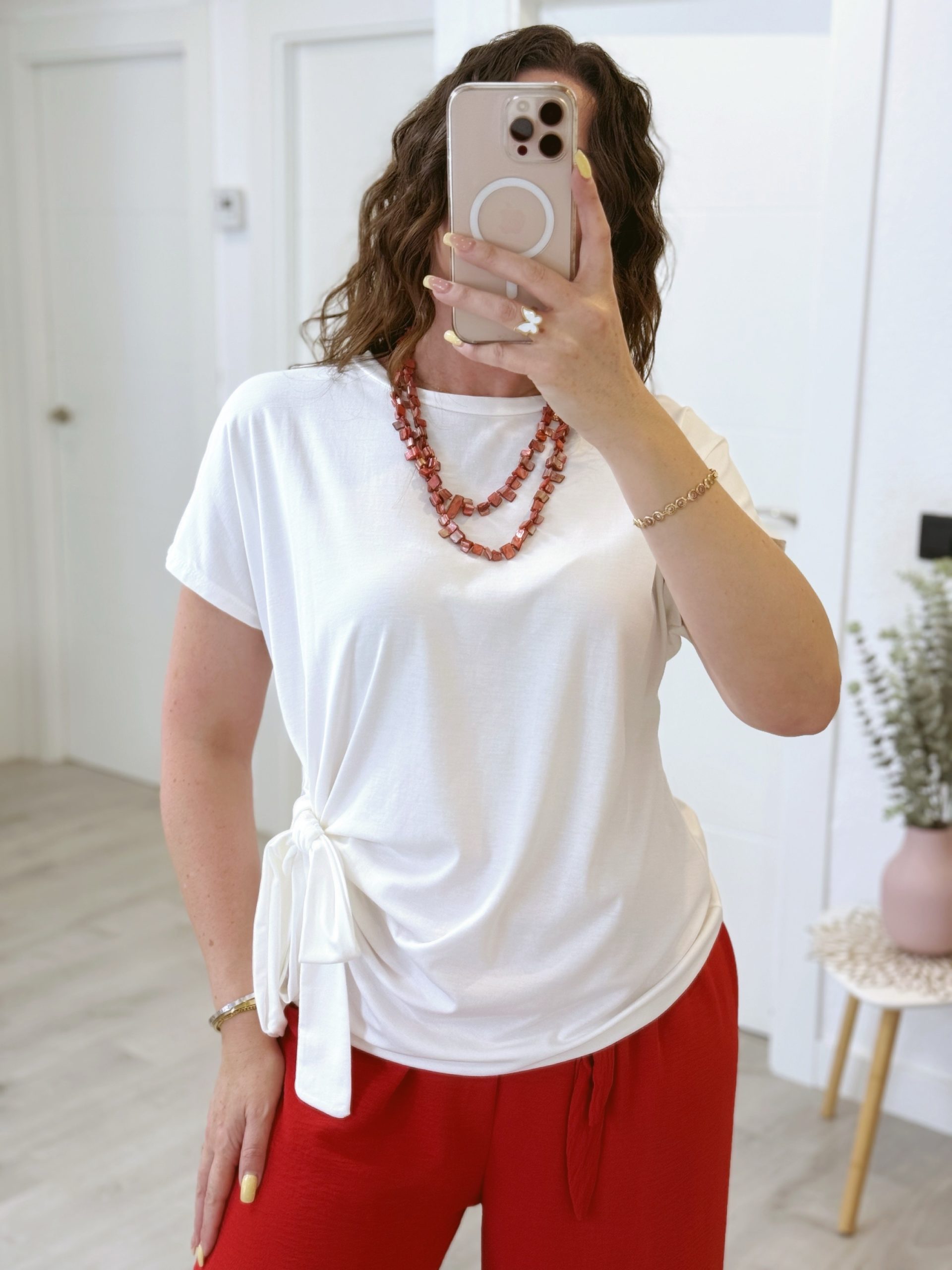 CAMISETA NUDO BLANCA