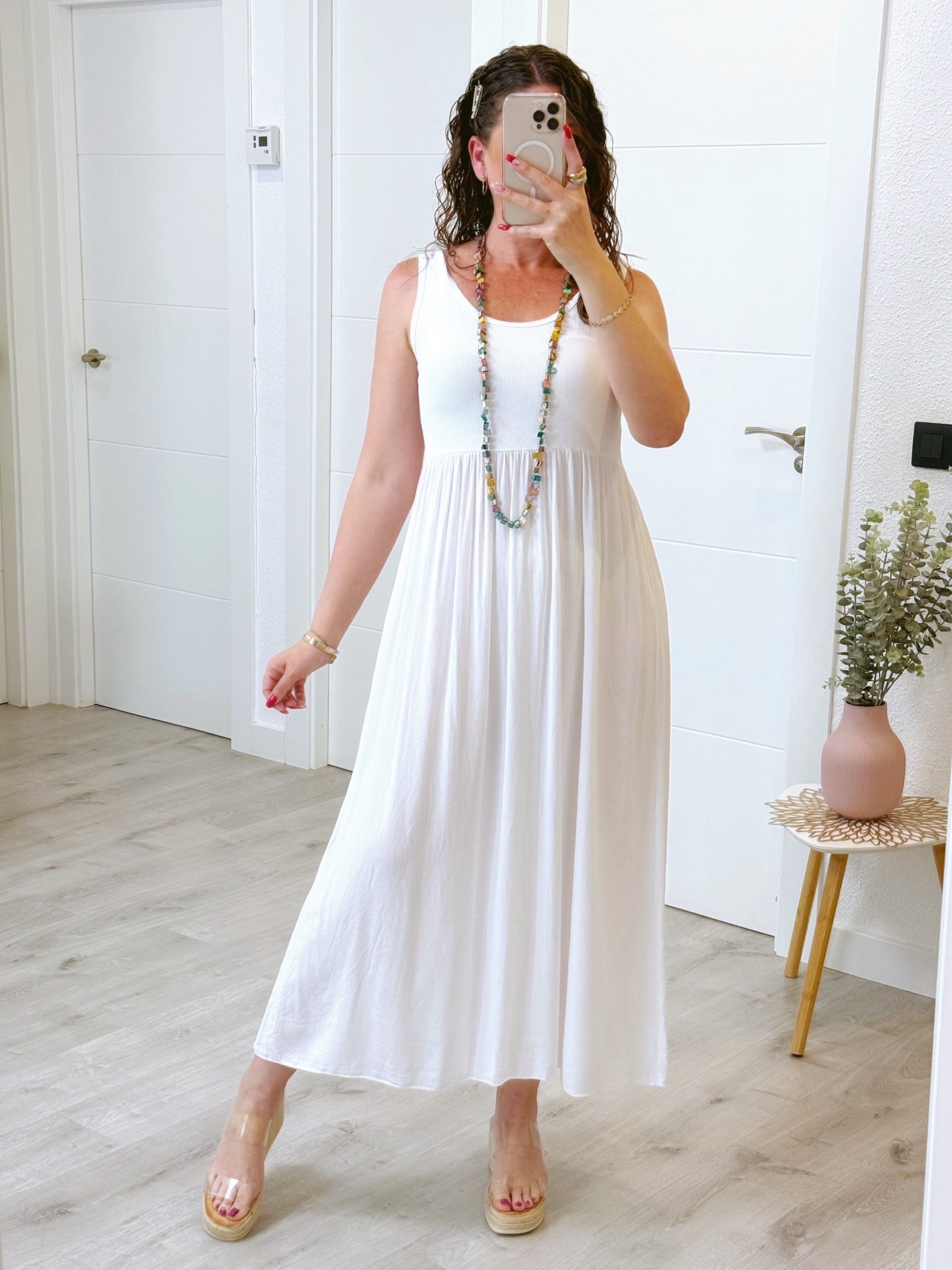 VESTIDO BASIC BLANCO