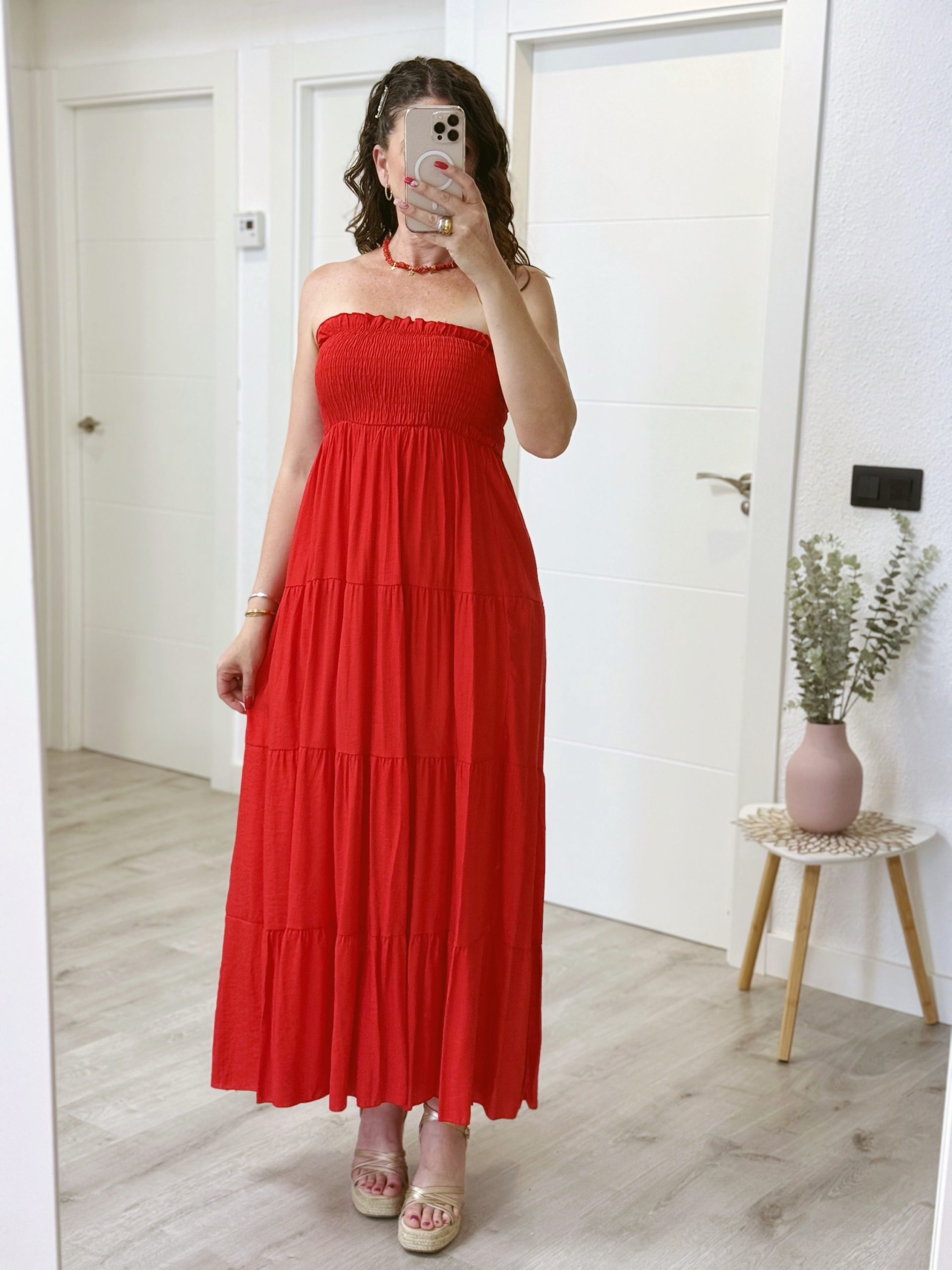 VESTIDO ALONDRA ROJO