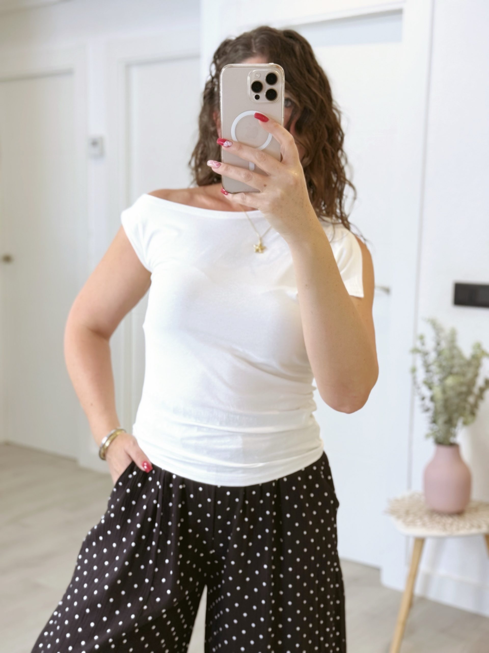 CAMISETA MANGA PARTIDA BLANCA