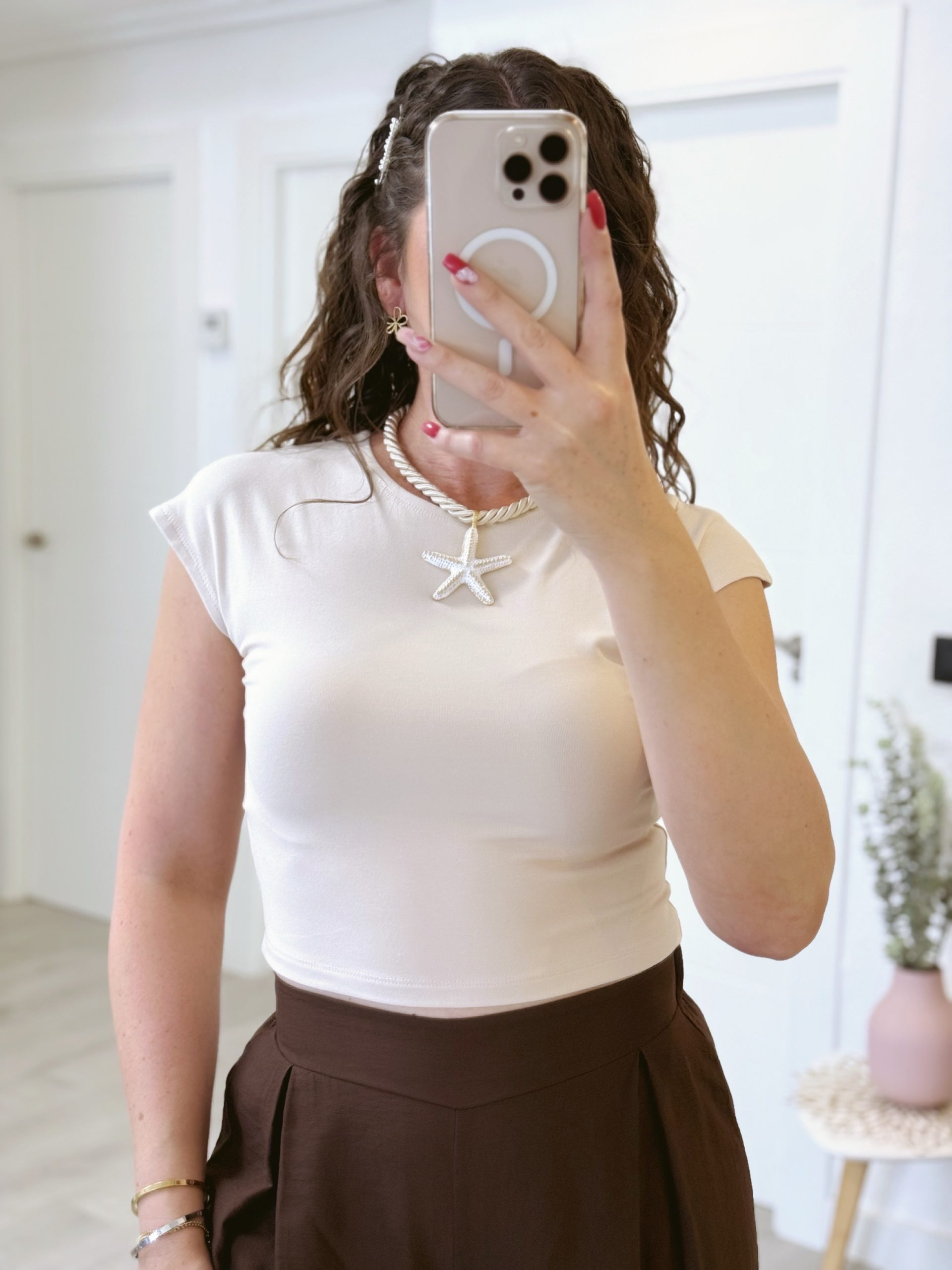 CAMISETA KENIA BEIGE