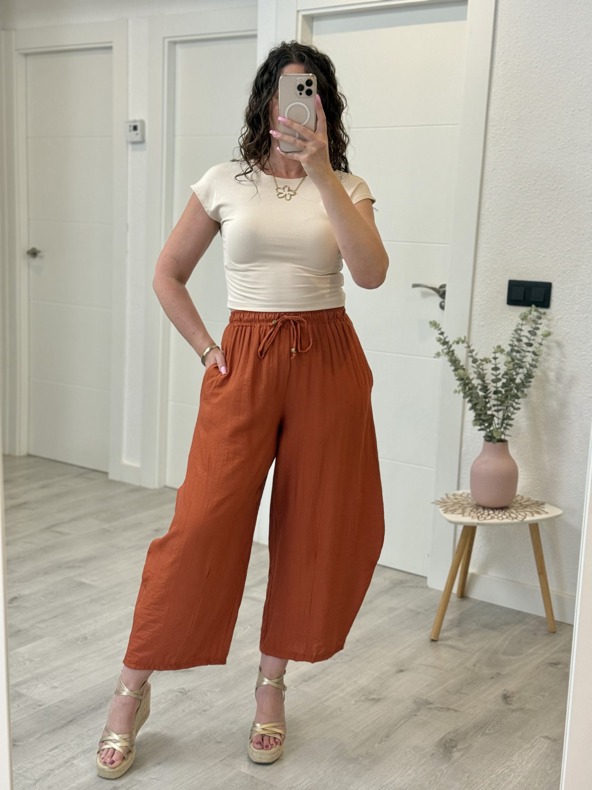 PANTALÓN BALLOON NARANJA