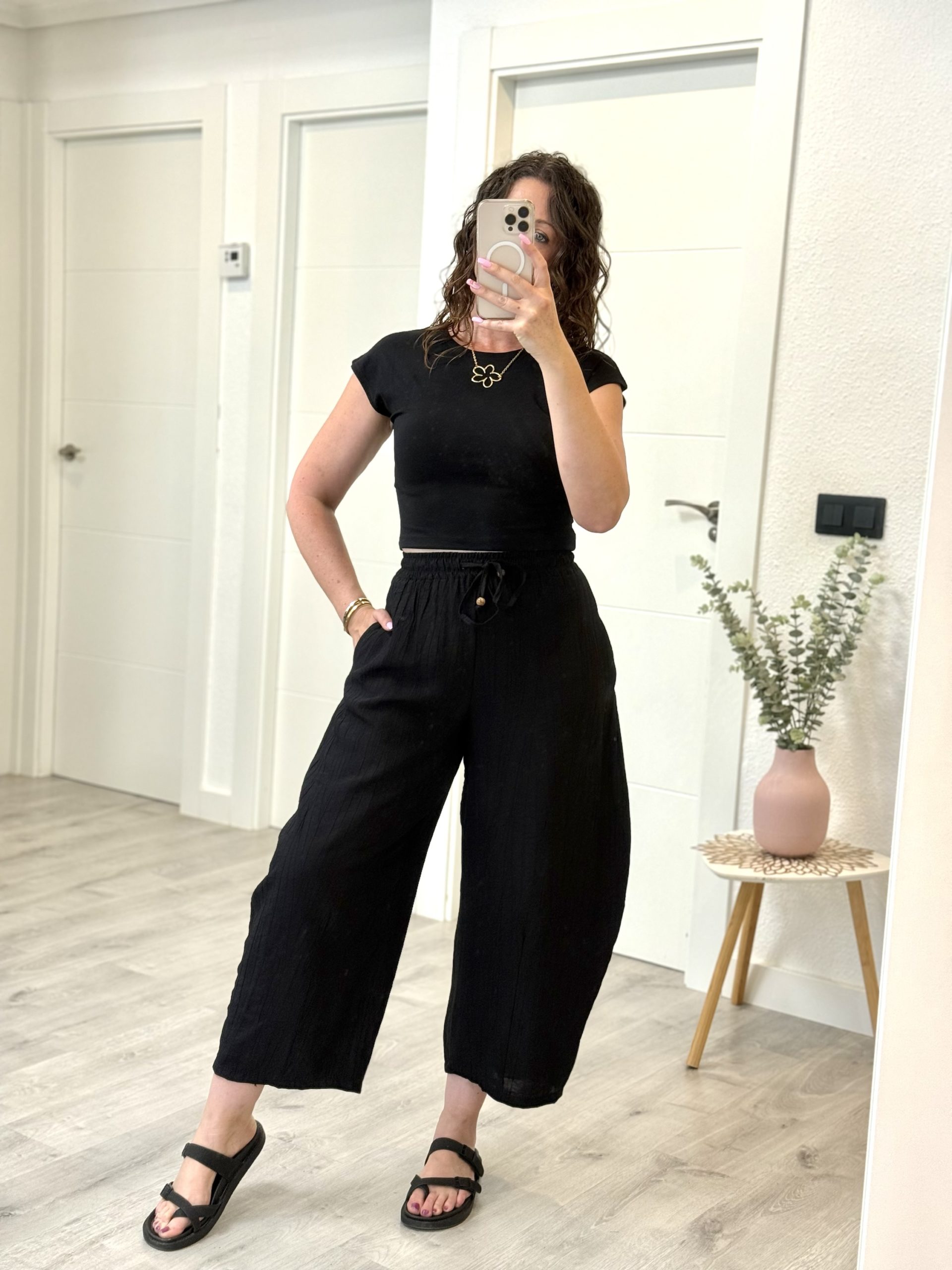 PANTALÓN BALLOON NEGRO