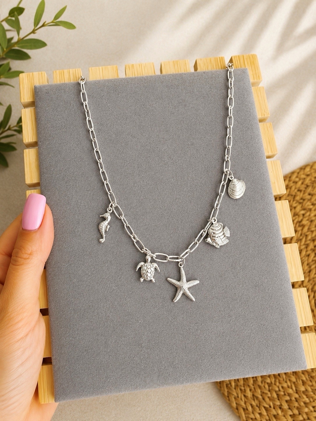 COLLAR OCENADO PLATA - ACERO