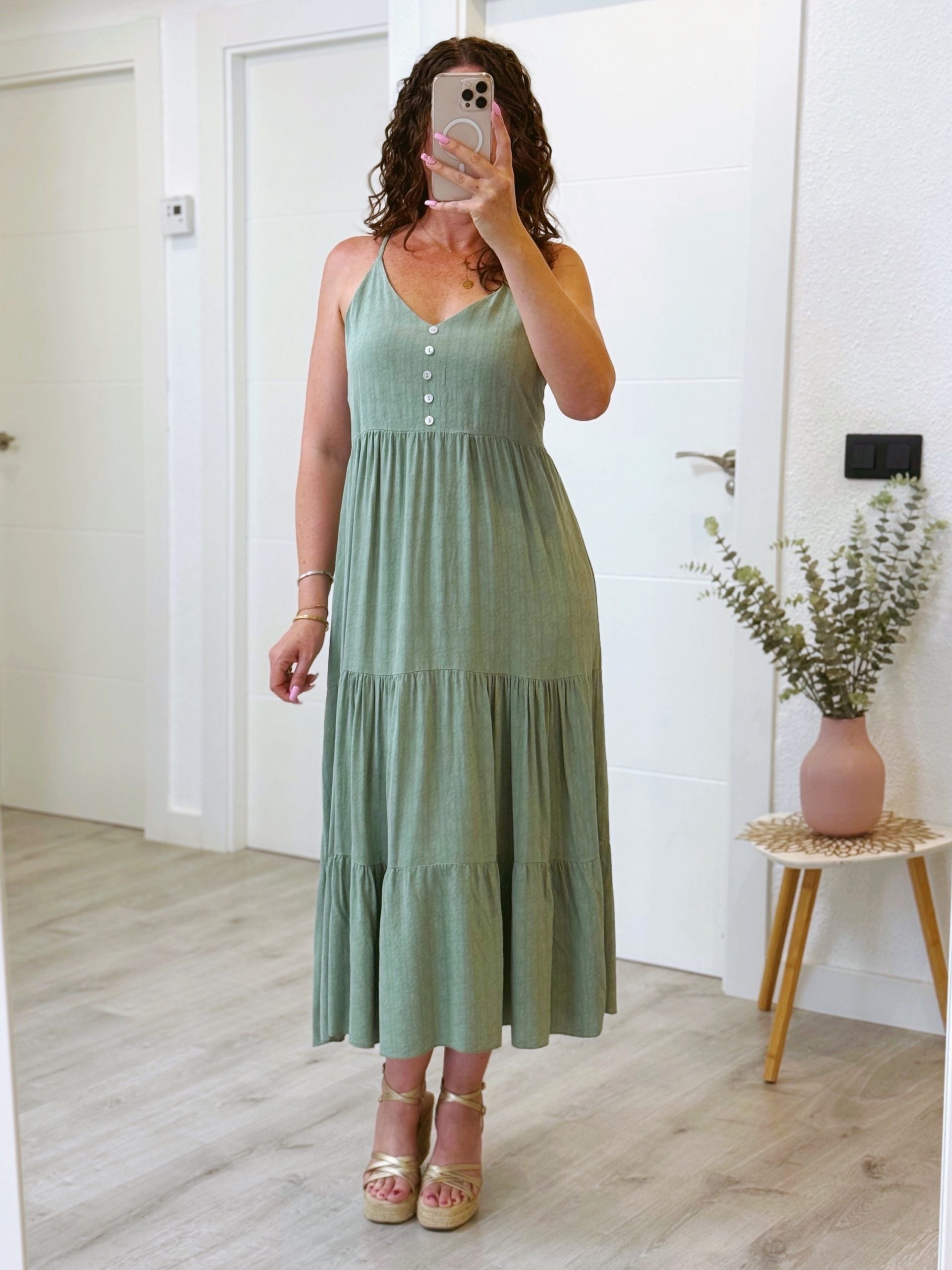 VESTIDO CANDELA VERDE