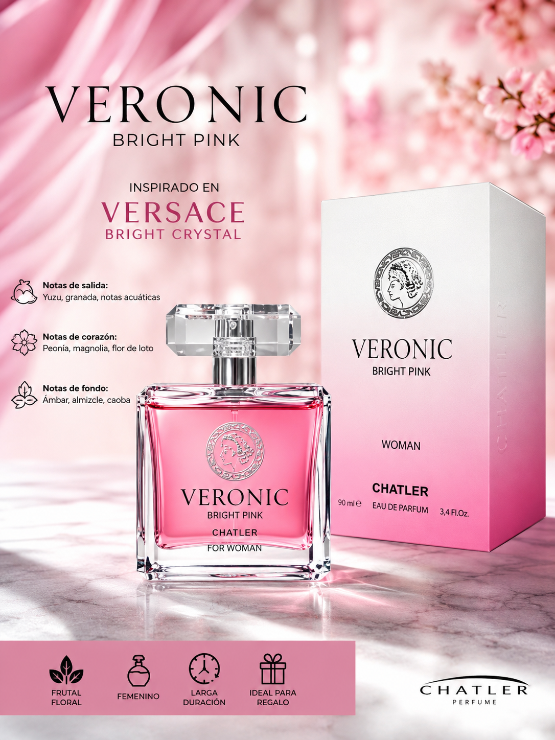 PERFUME VERONIC (CRYSTAL) 100ml - CHATLER