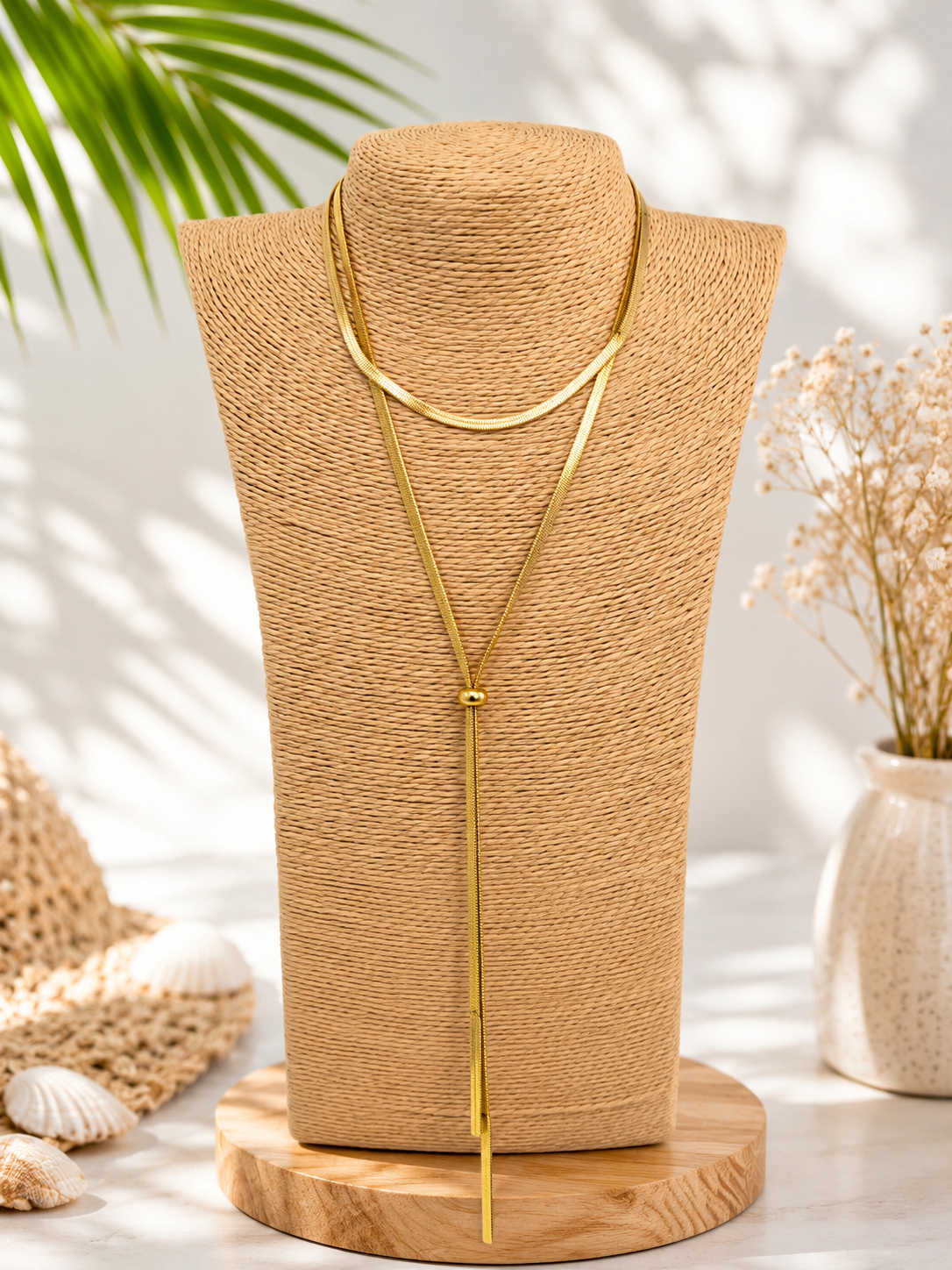 COLLAR PLANO LARGO - ACERO