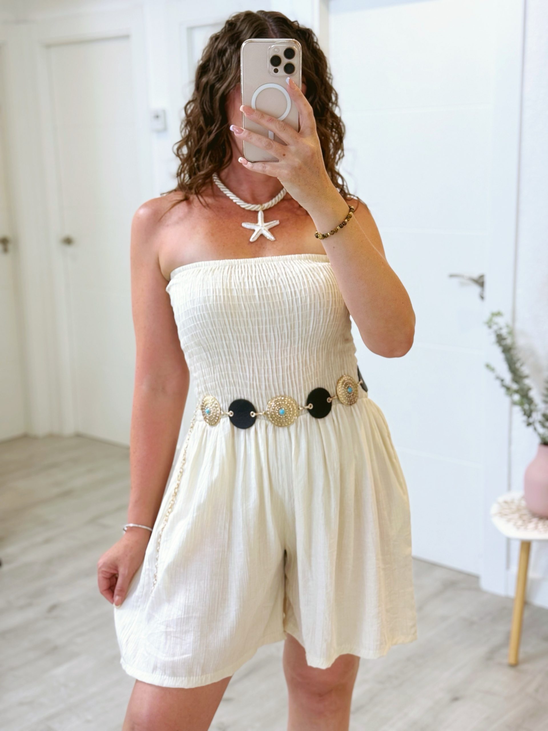MONO CORTO CARMEN BEIGE