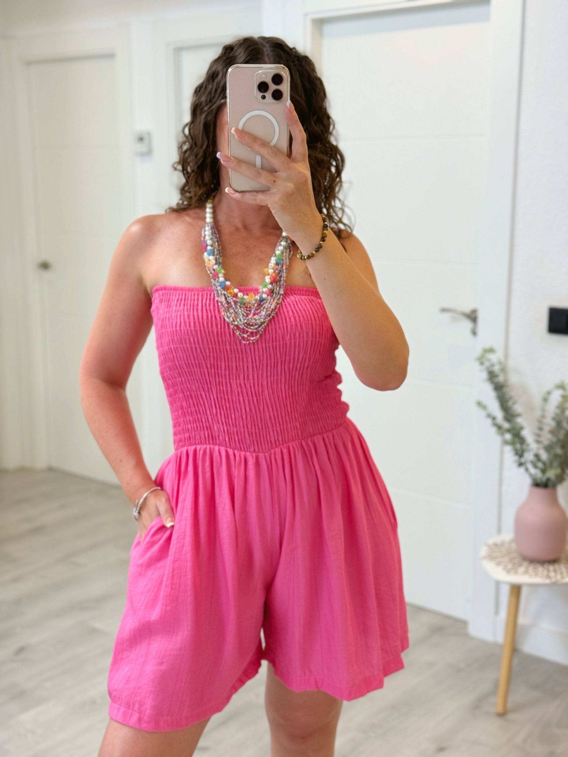 MONO CORTO CARMEN FUCSIA